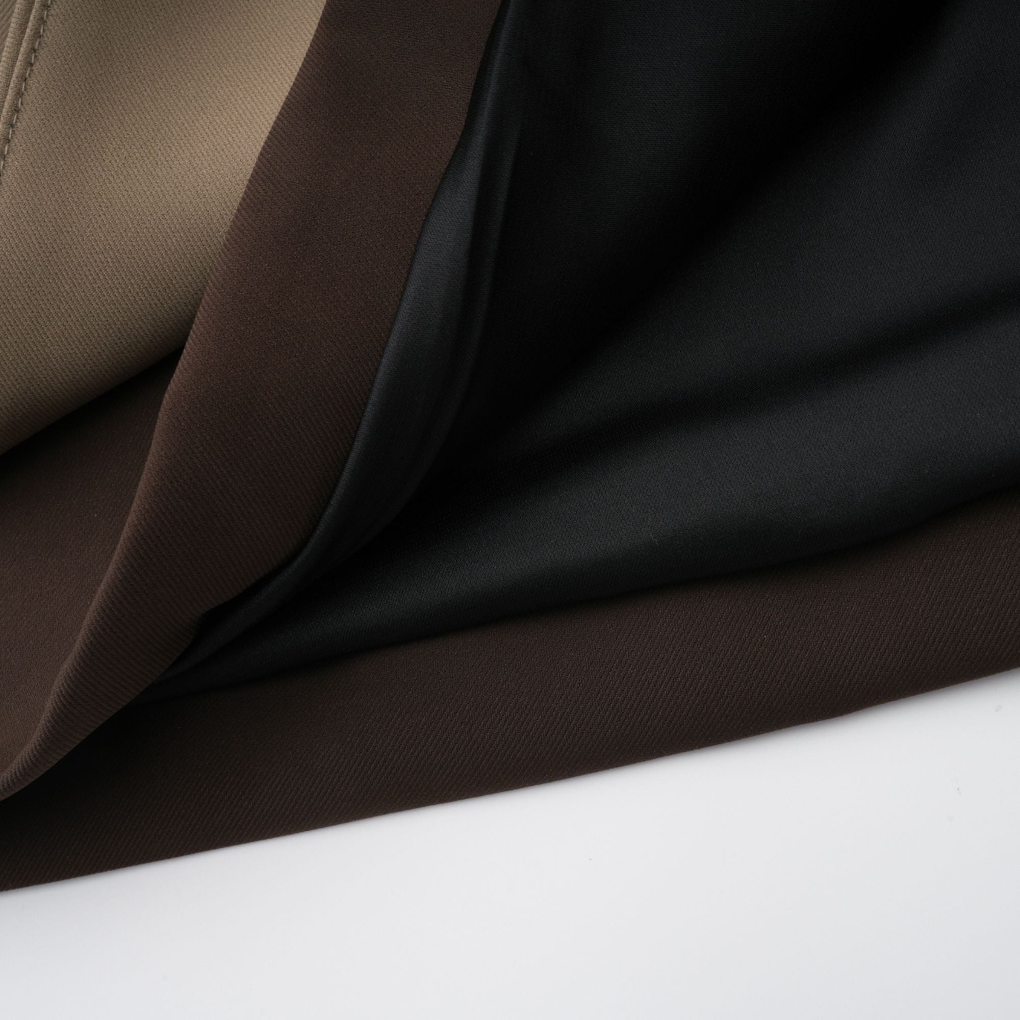 Célie Brown Contrast Color Bowknot Mini Dress