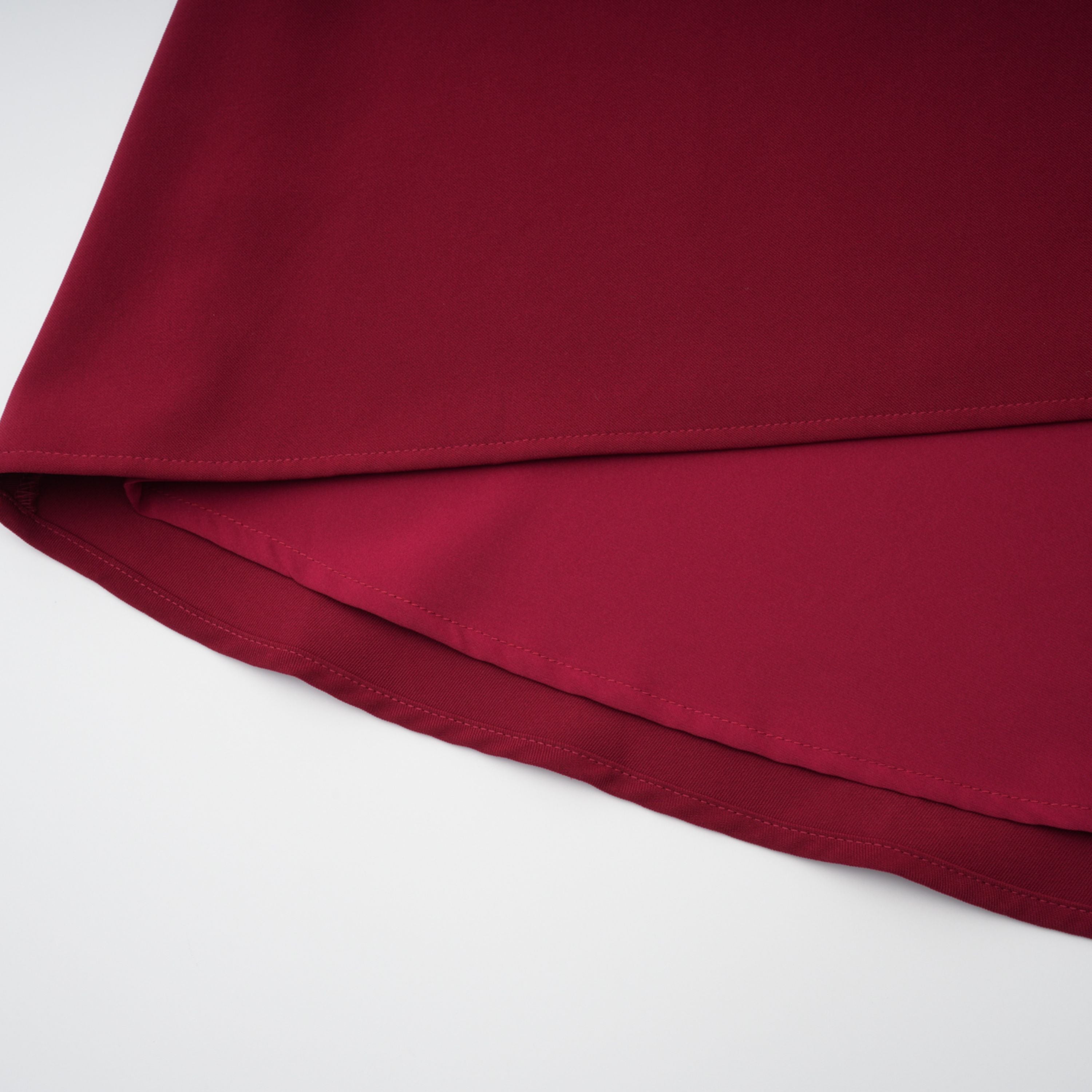 Lauren Red Ruched Shawl Detail Maxi Dress (Final Sale-US Only)