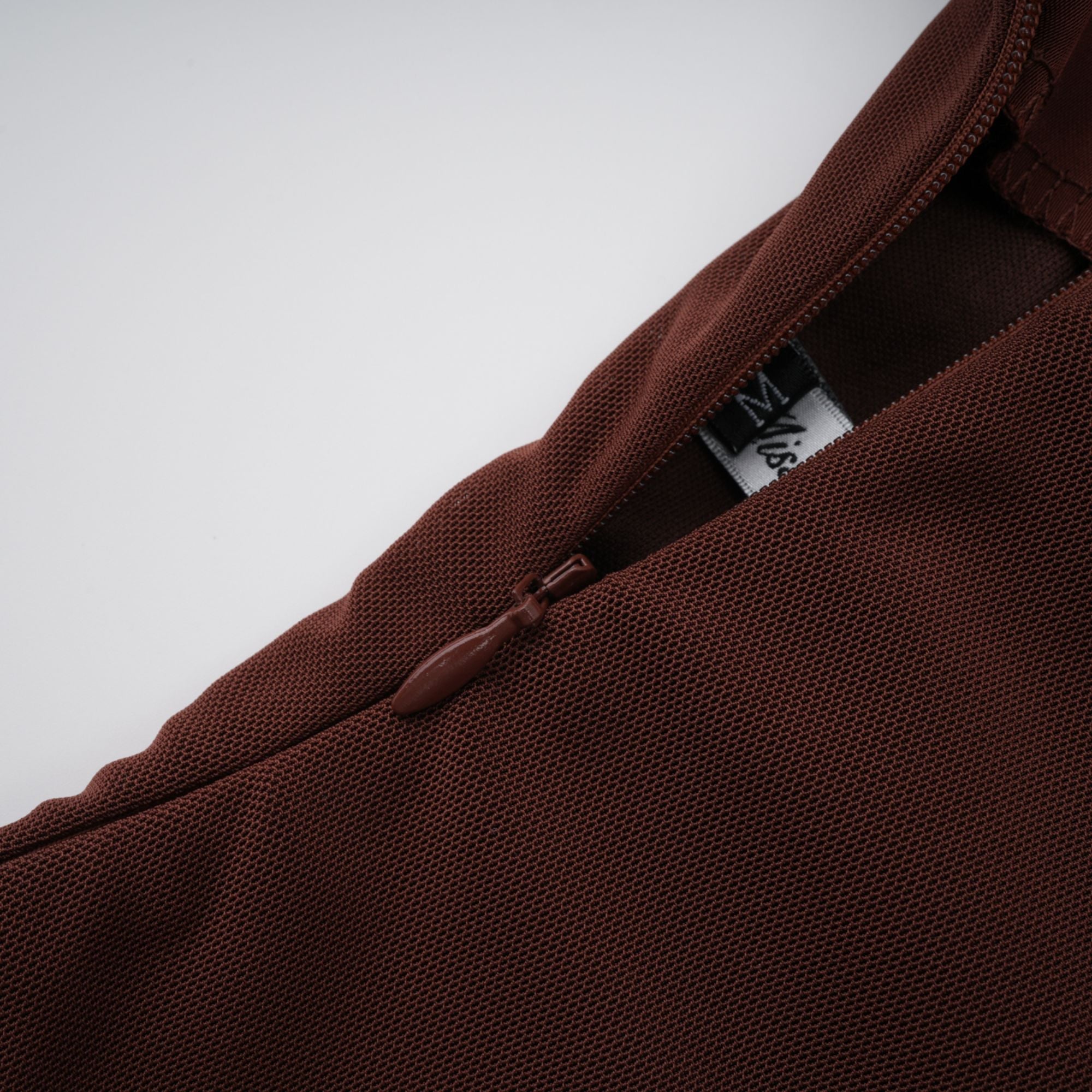 Vedette Brown Ruched Corset Maxi Dress (Without Gloves)