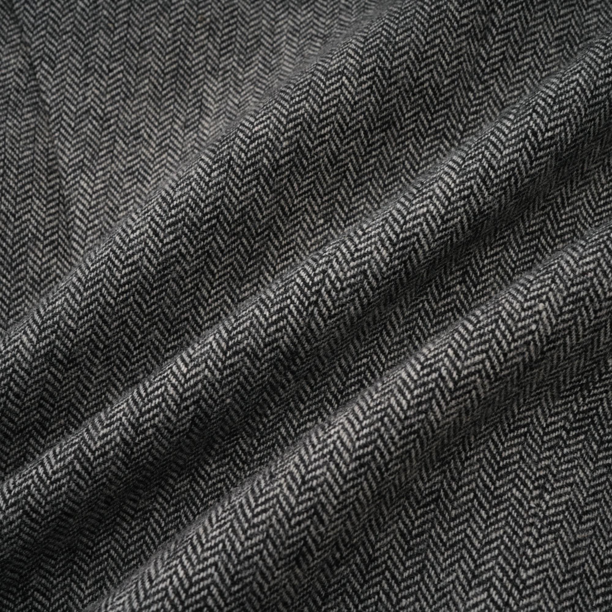 Agathe grey herringbone top & shorts matching set (Final Sale-US Only)