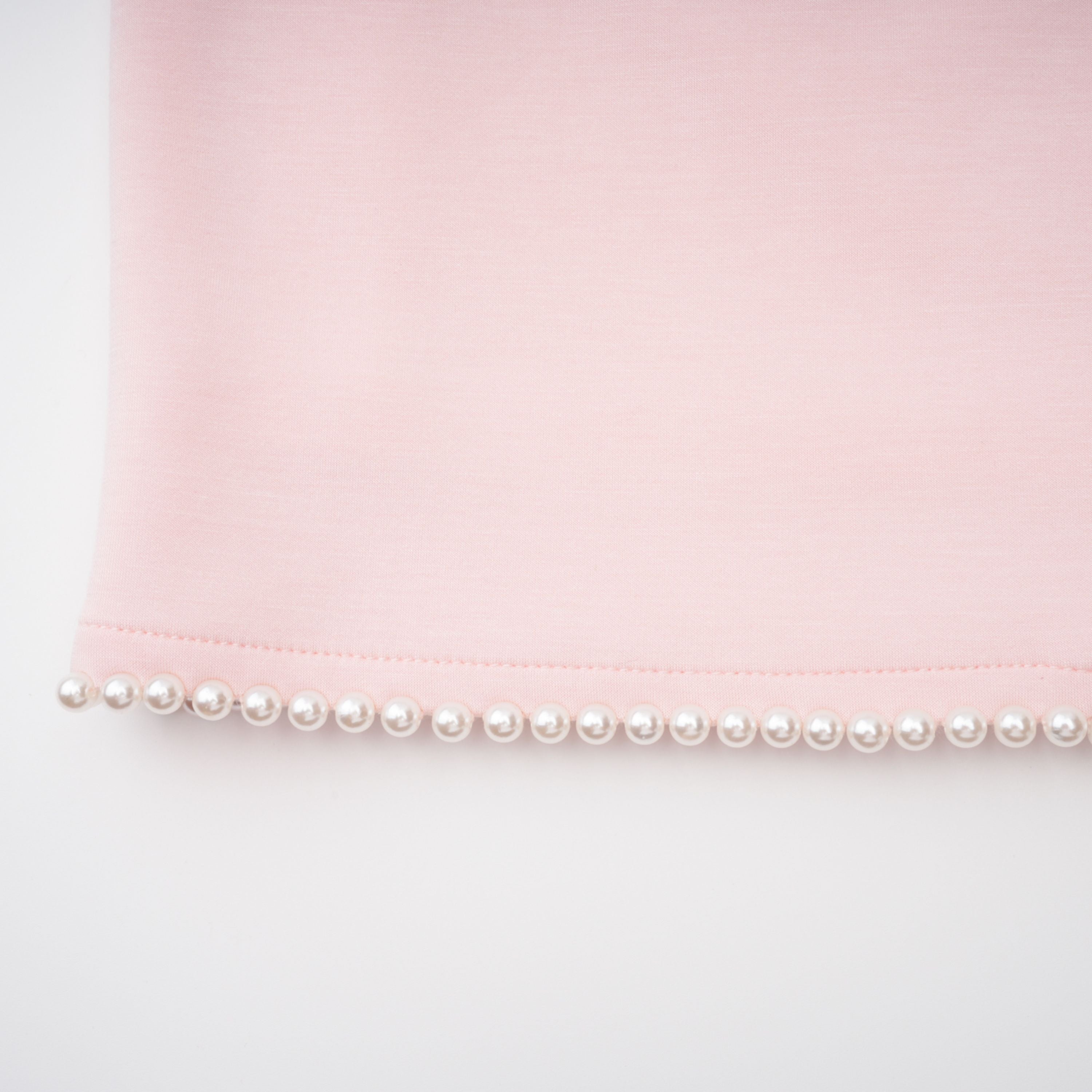 Piroska Pink Sleeveless Pearl Trim Mini Dress (Final Sale-US Only)