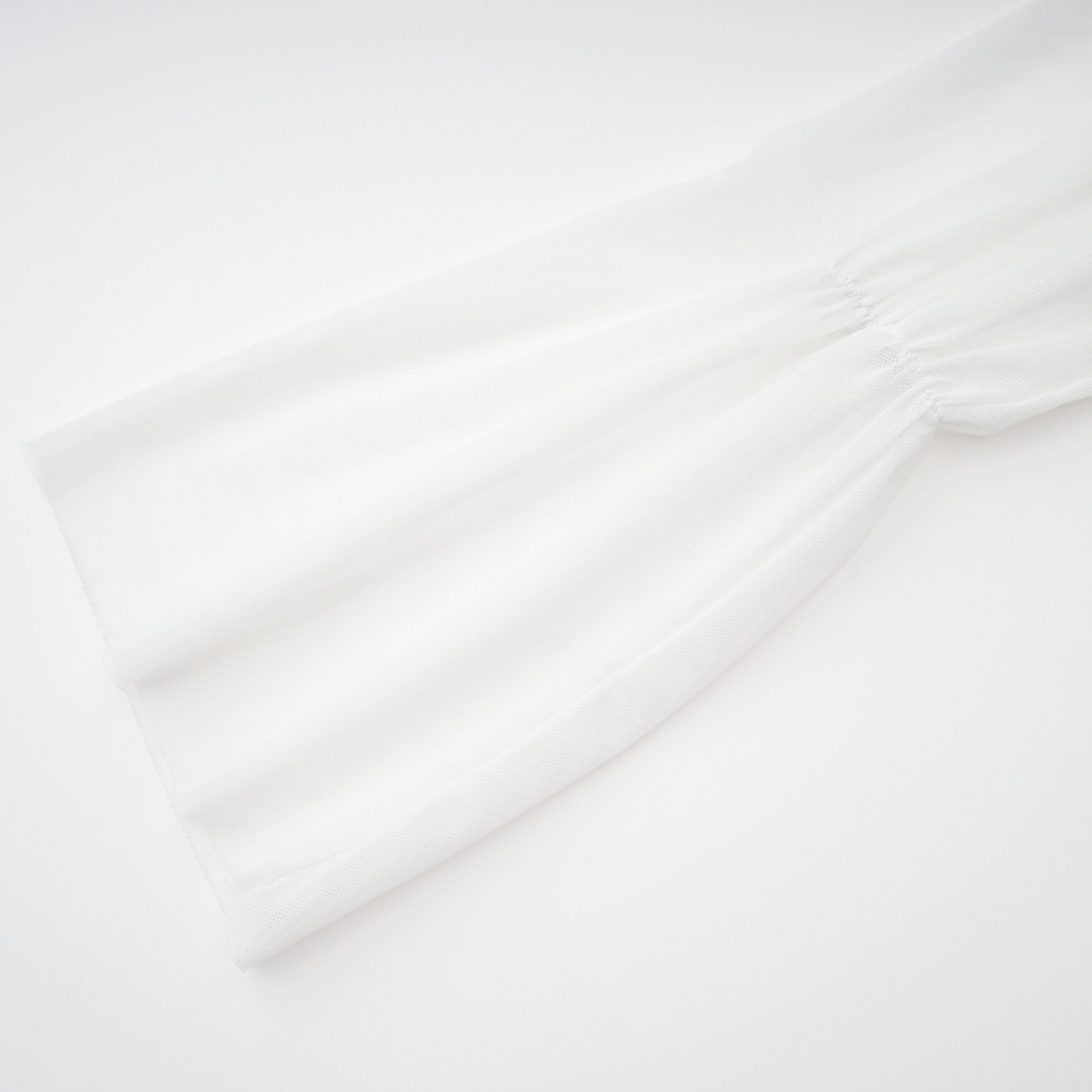 Giuseppina White High Neck Cut-Out Top & Skirt Set