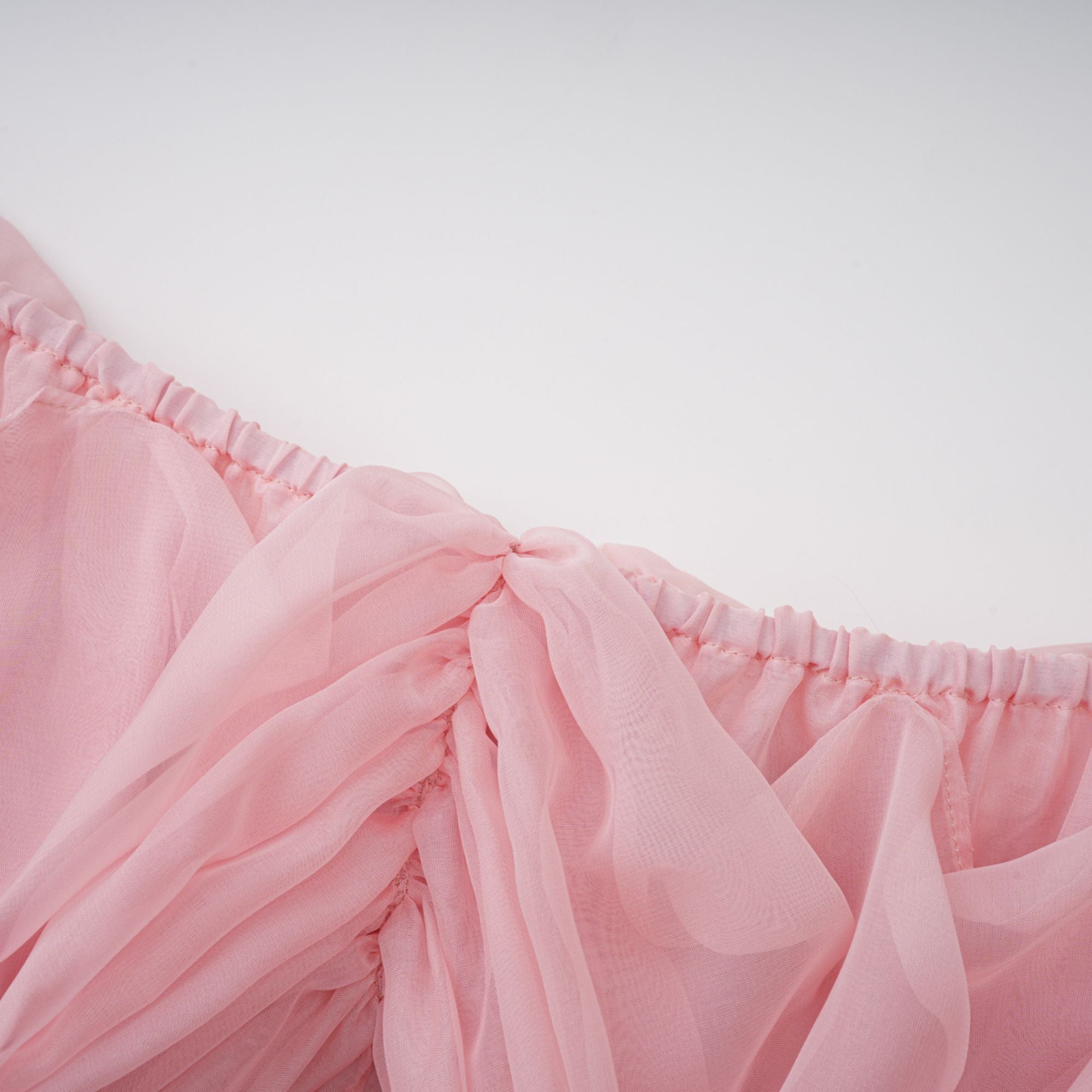 Avril pink bow draped slip mini dress (Final Sale)