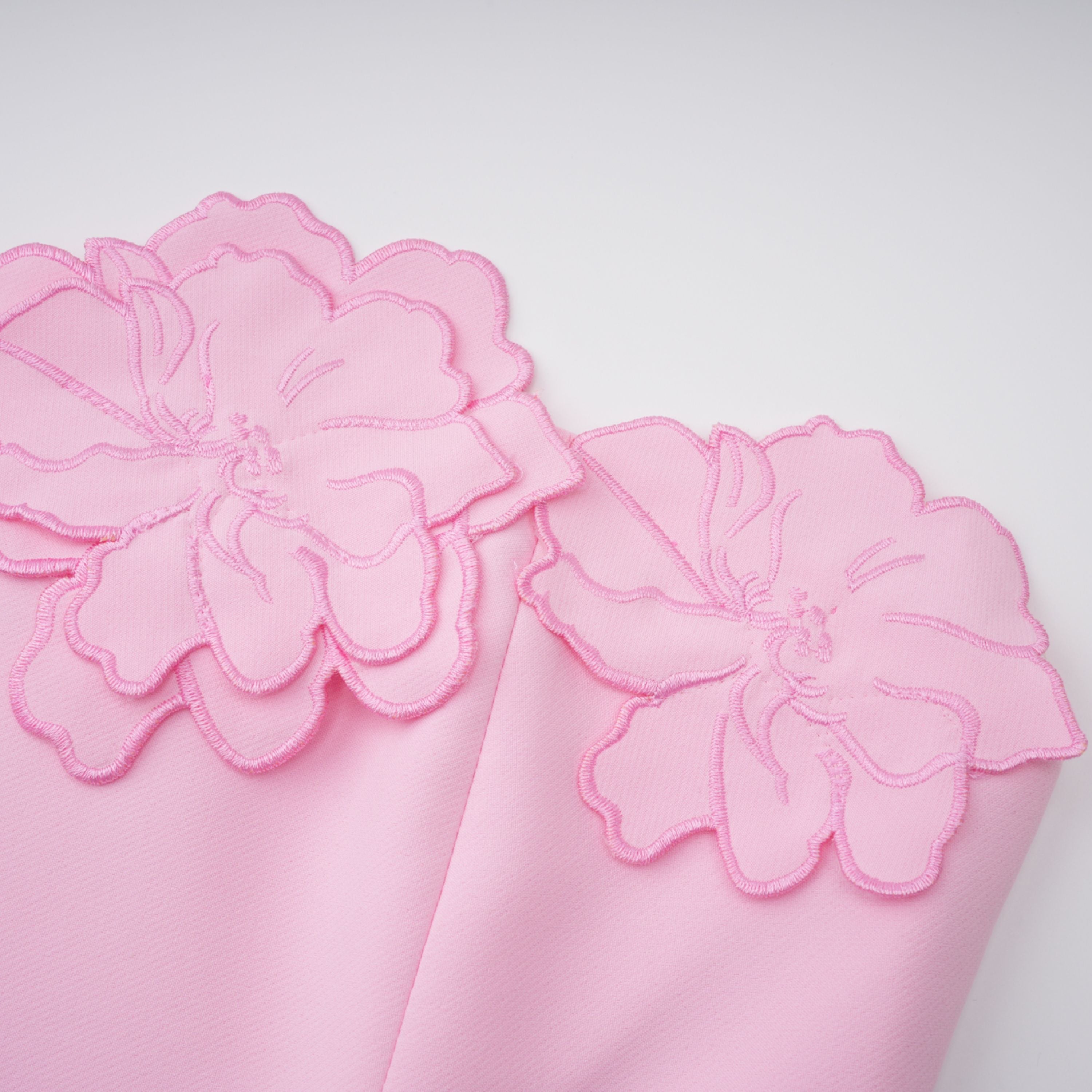 Inga Pink Strapless Floral Embroidered Maxi Dress (Final Sale-US Only)