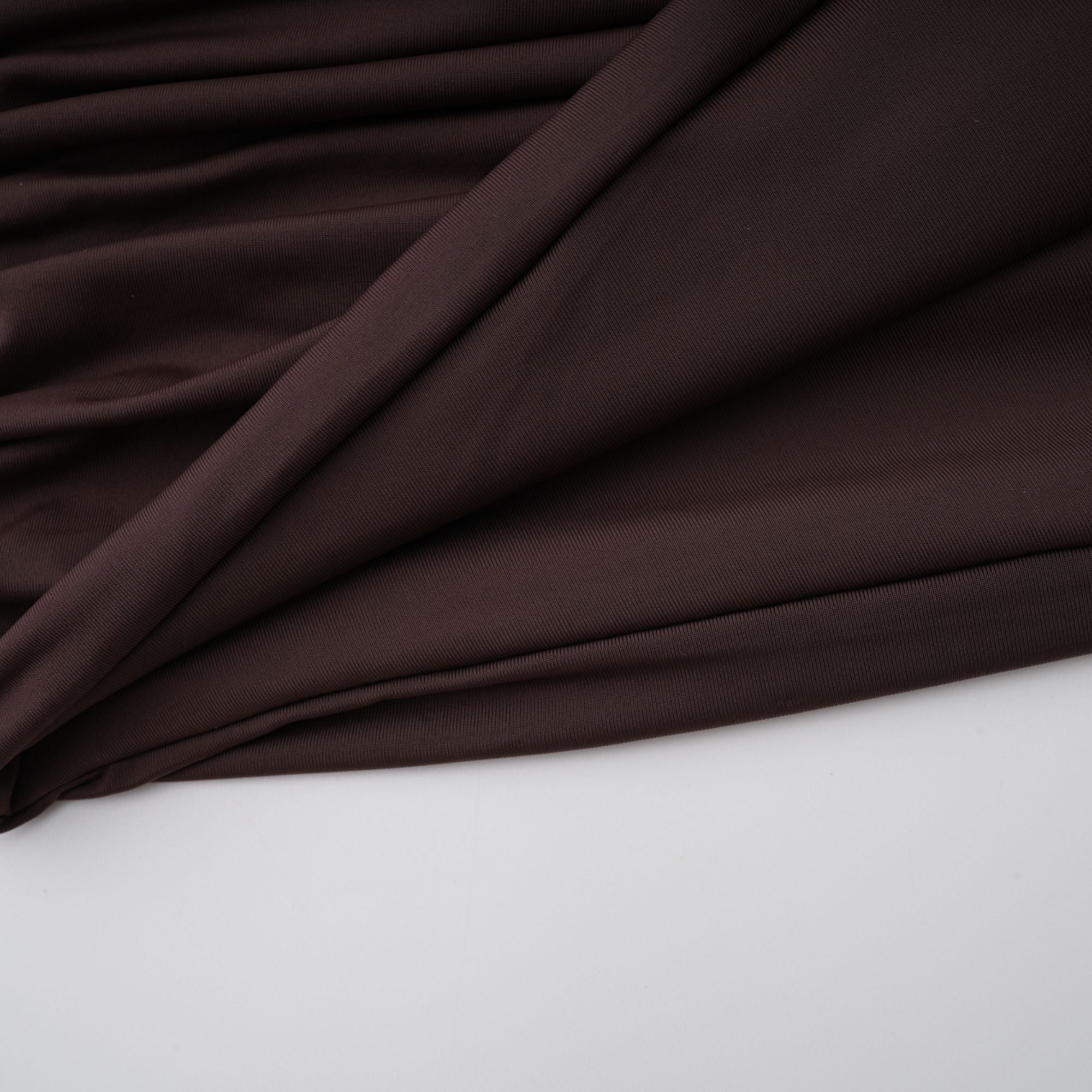 Fée Brown Asymmetrical Ruched Mini Dress
