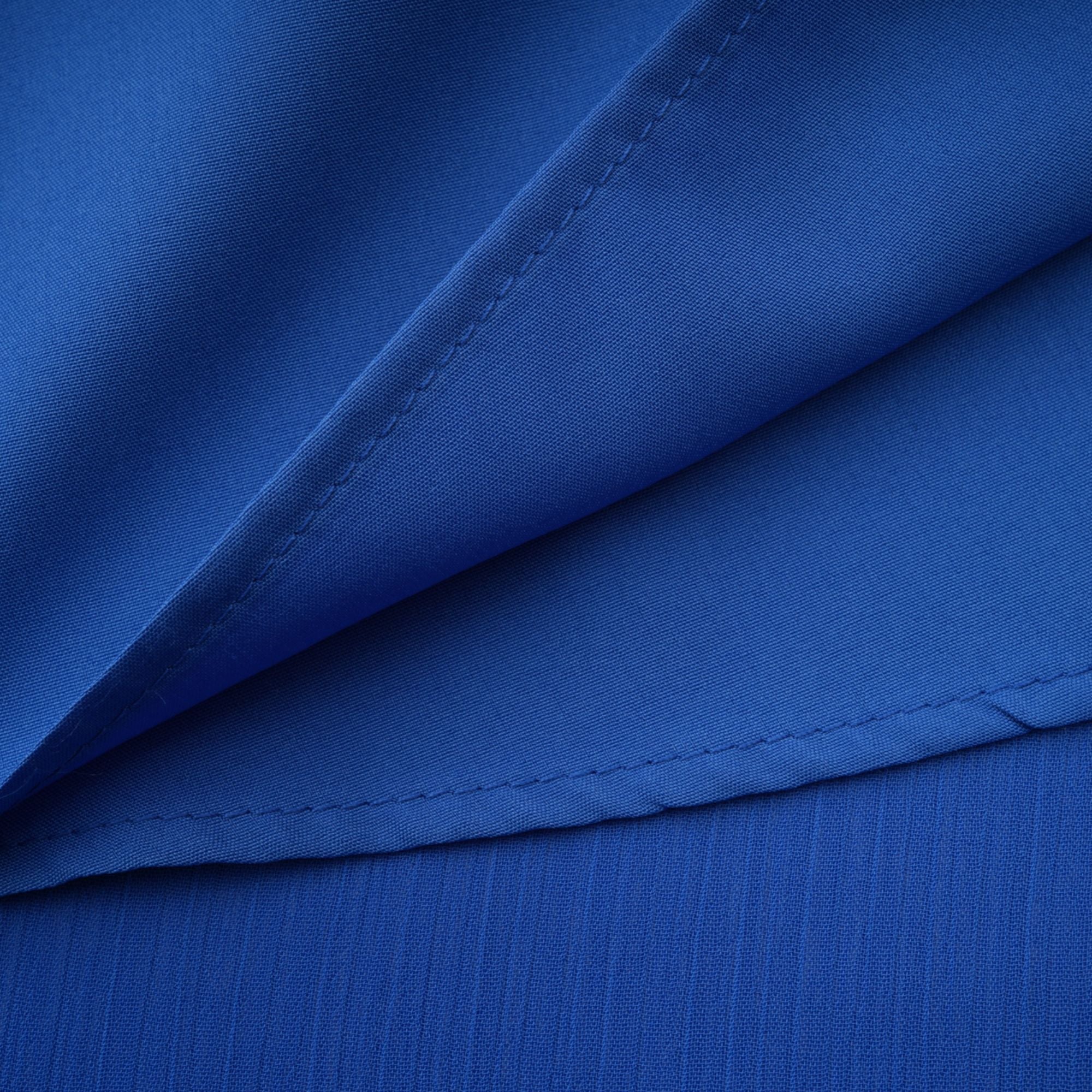 Faustine Blue Cape Design Ruched Maxi Dress (Final Sale-US Only)