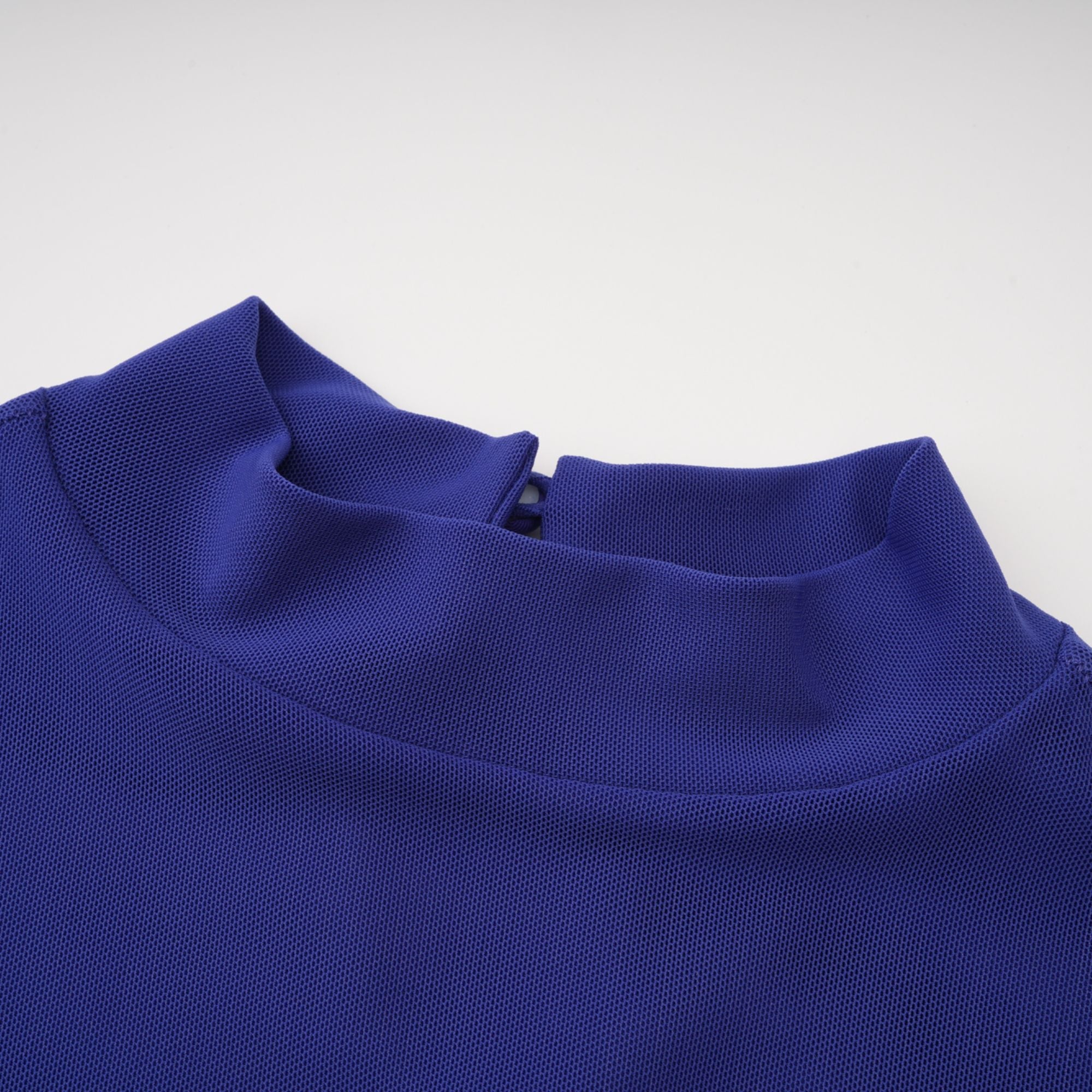 Éva Blue Draped Gathered Maxi Dress