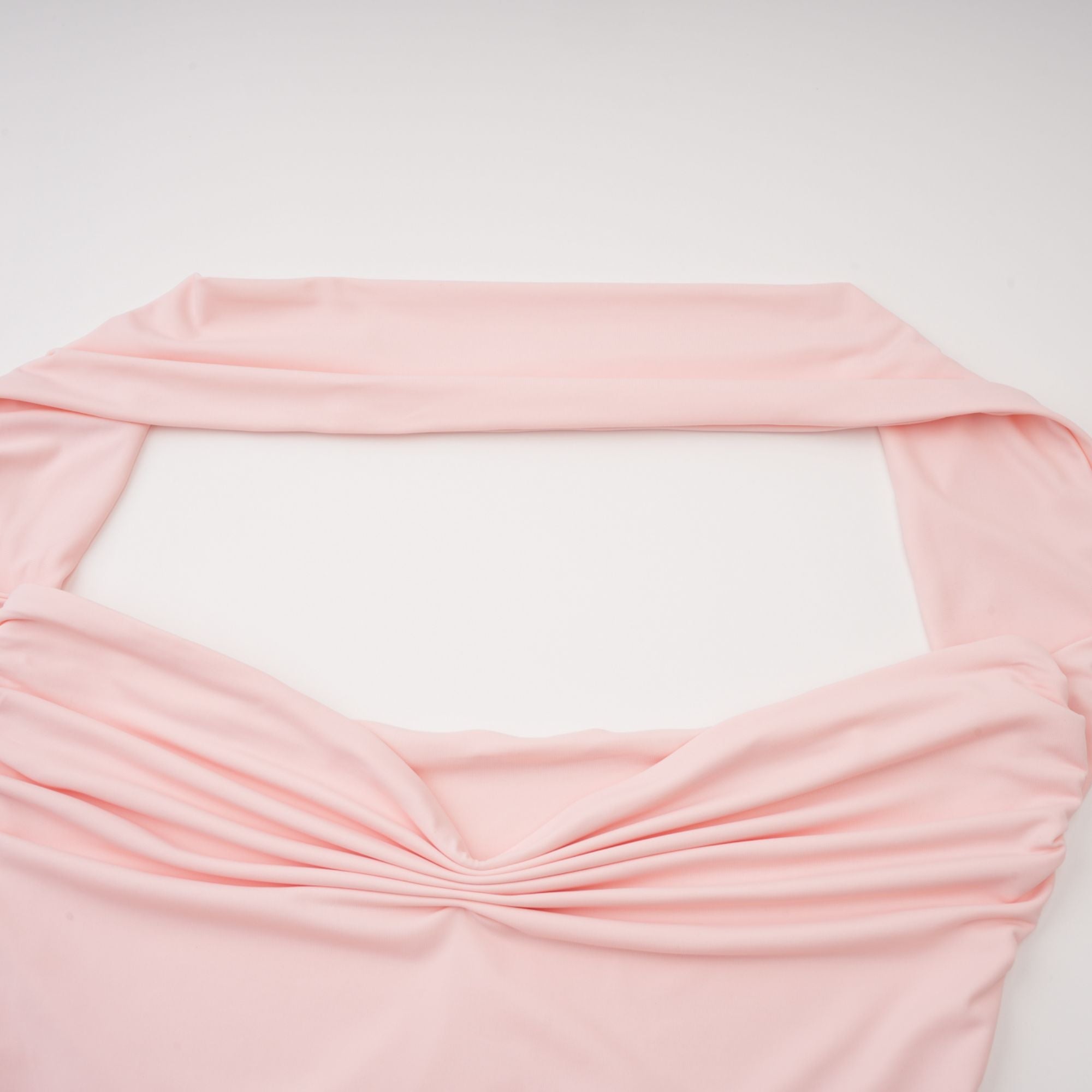 Rêverie Pink Sweetheart Neck Maxi Dress