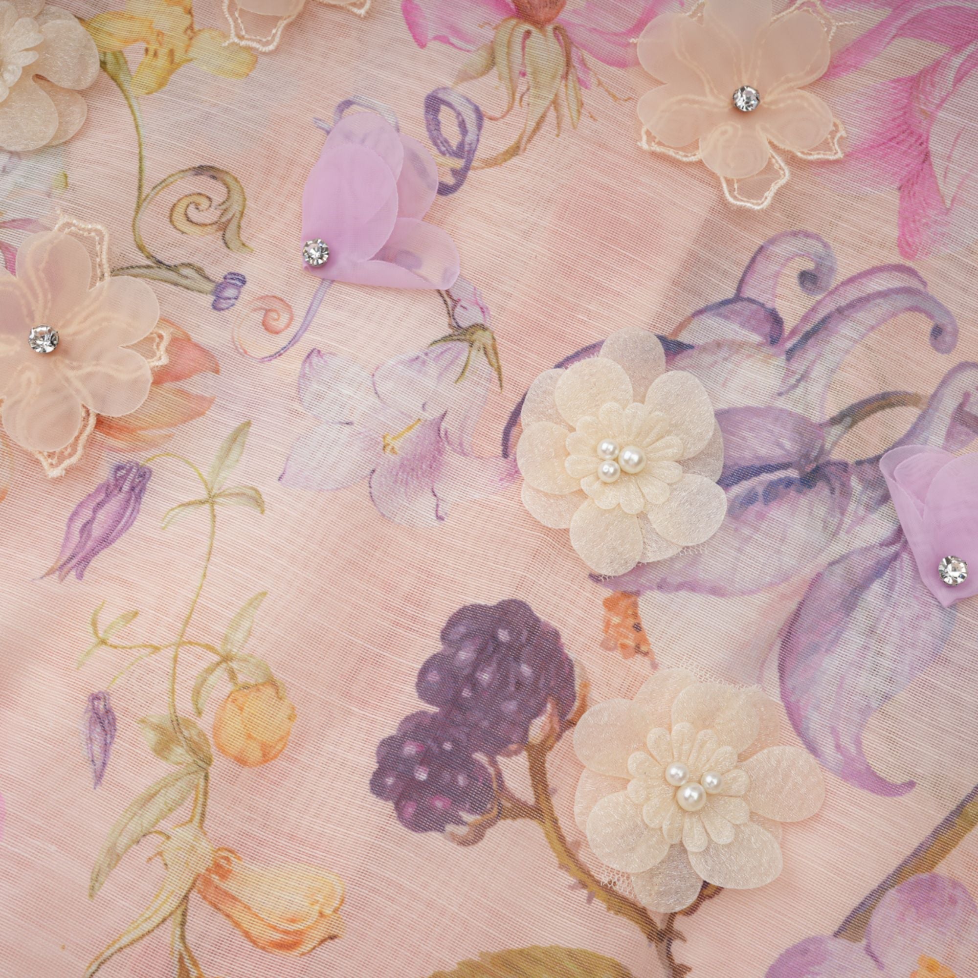 Delphine Pink Floral Print Maxi Dress (Final Sale-US Only)