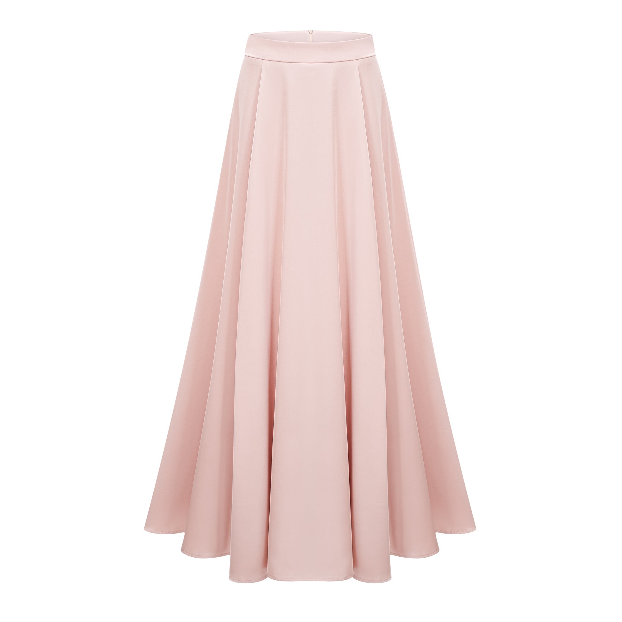 Everleigh Champagne Satin Top & Skirt Set With Cape Detail (Final Sale-US Only)