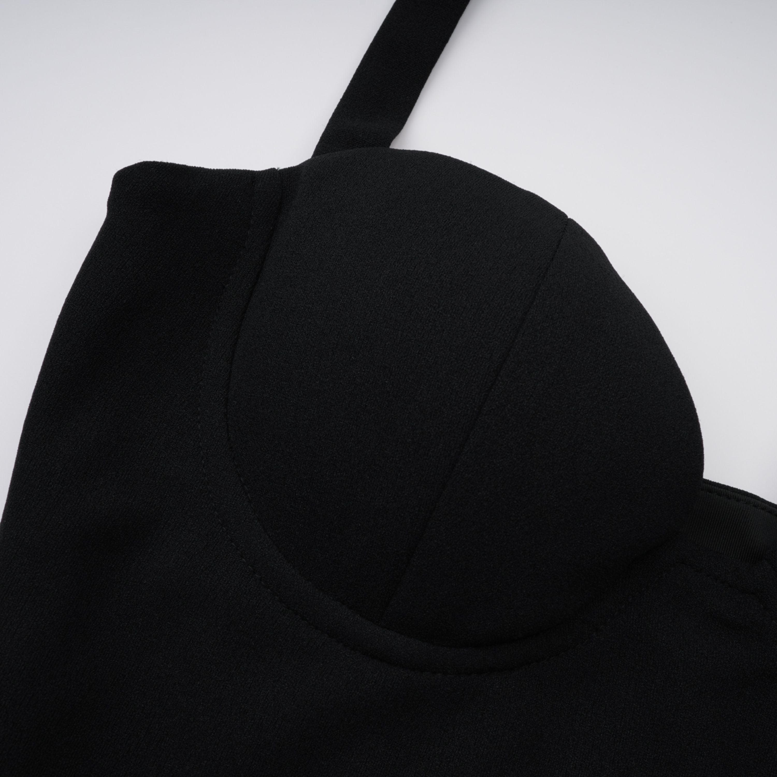 Kaelin Black Halterneck Cut Out  Maxi Dress (Final Sale-US Only)