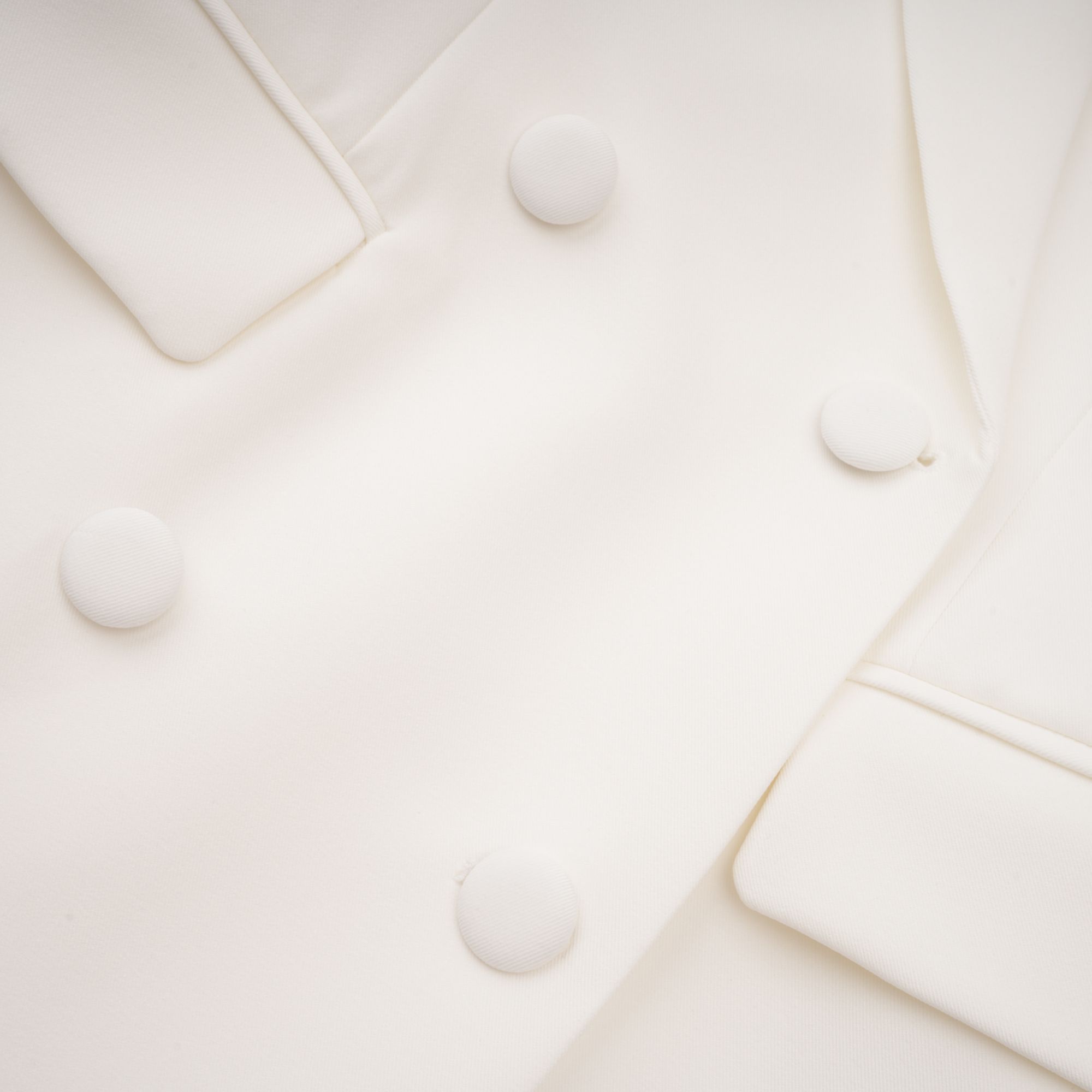 Adélise White Blazer & Lace Skirt Set (Final Sale-US Only)