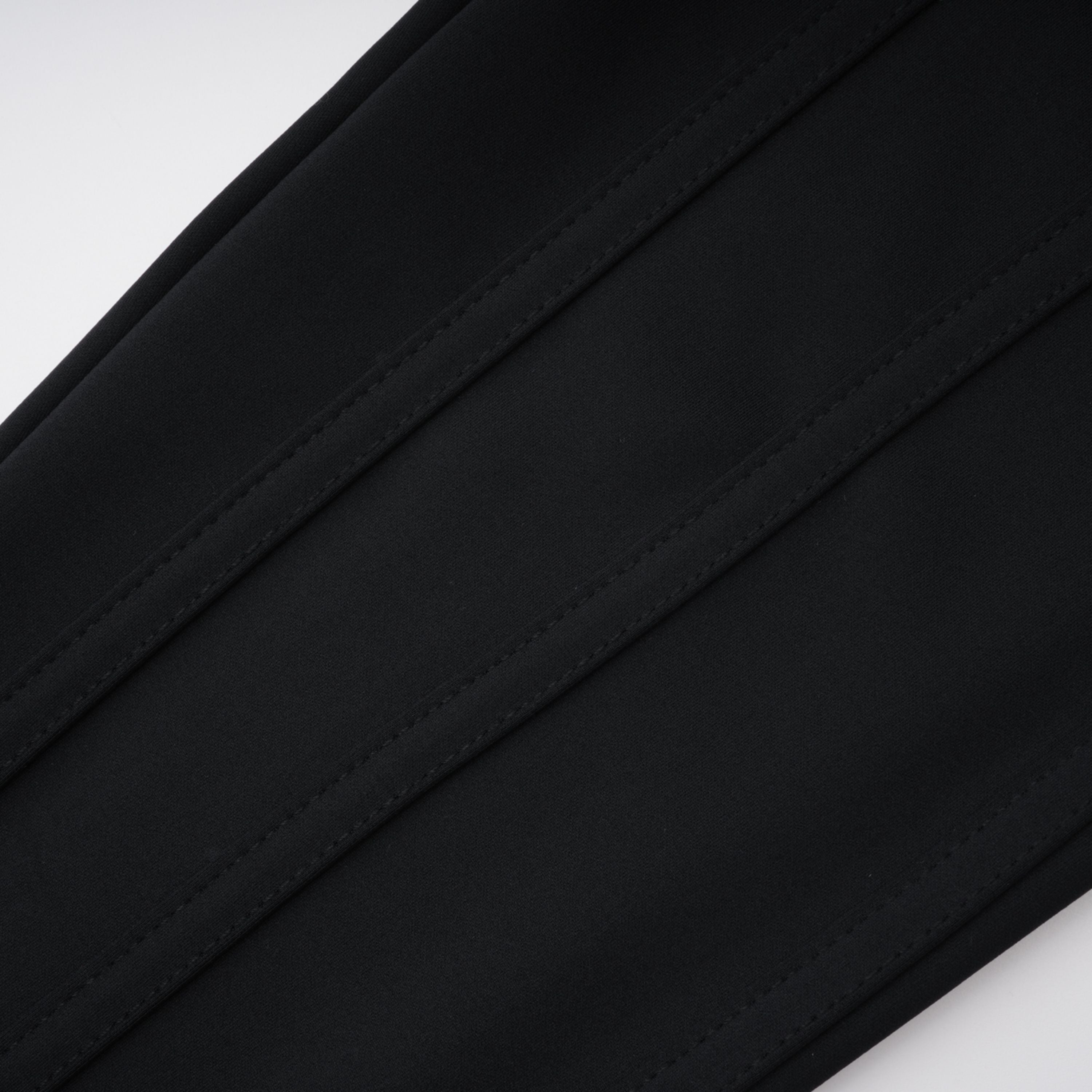 Cordelia Black Decorative Stitching Leggings