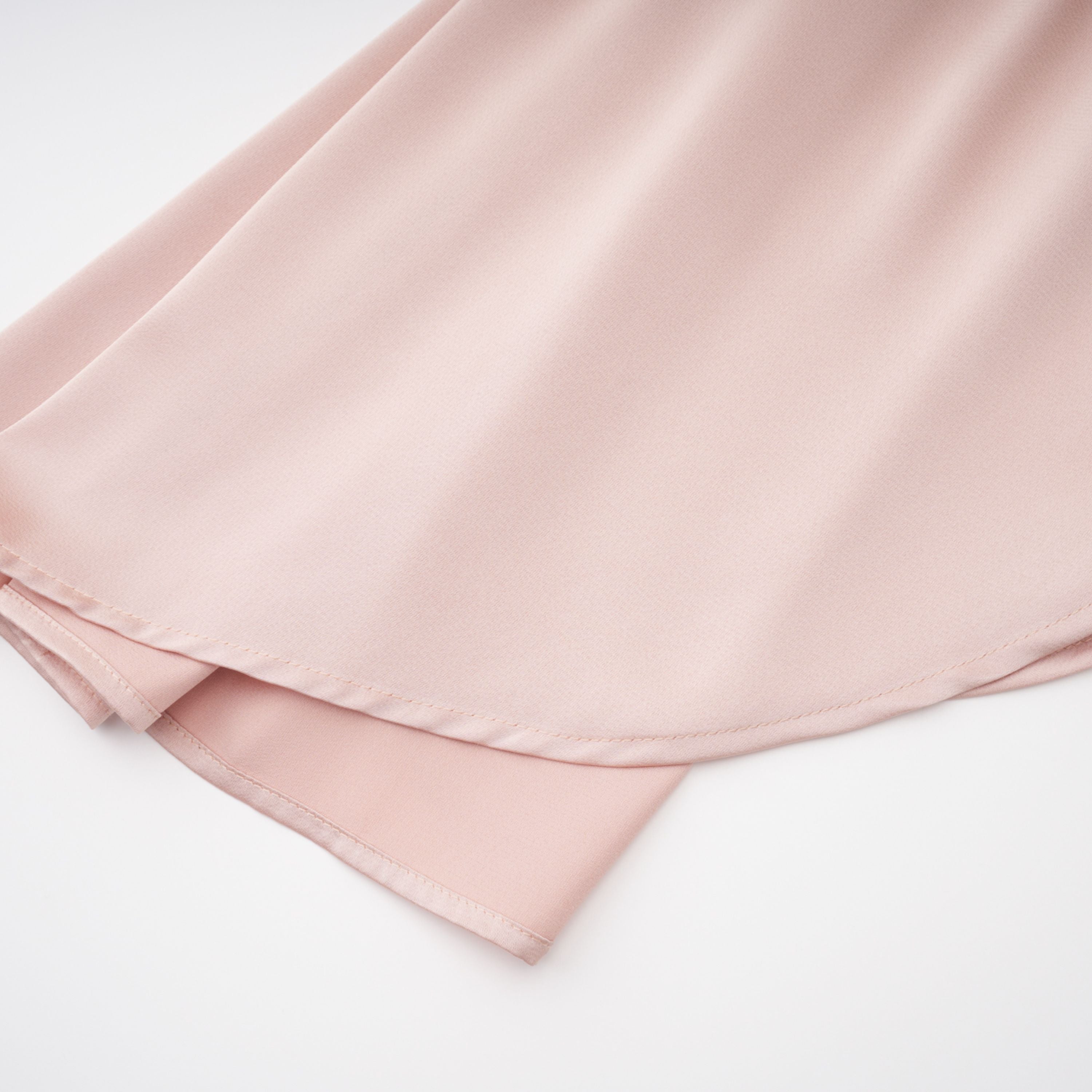 Everleigh Champagne Satin Top & Skirt Set With Cape Detail (Final Sale-US Only)