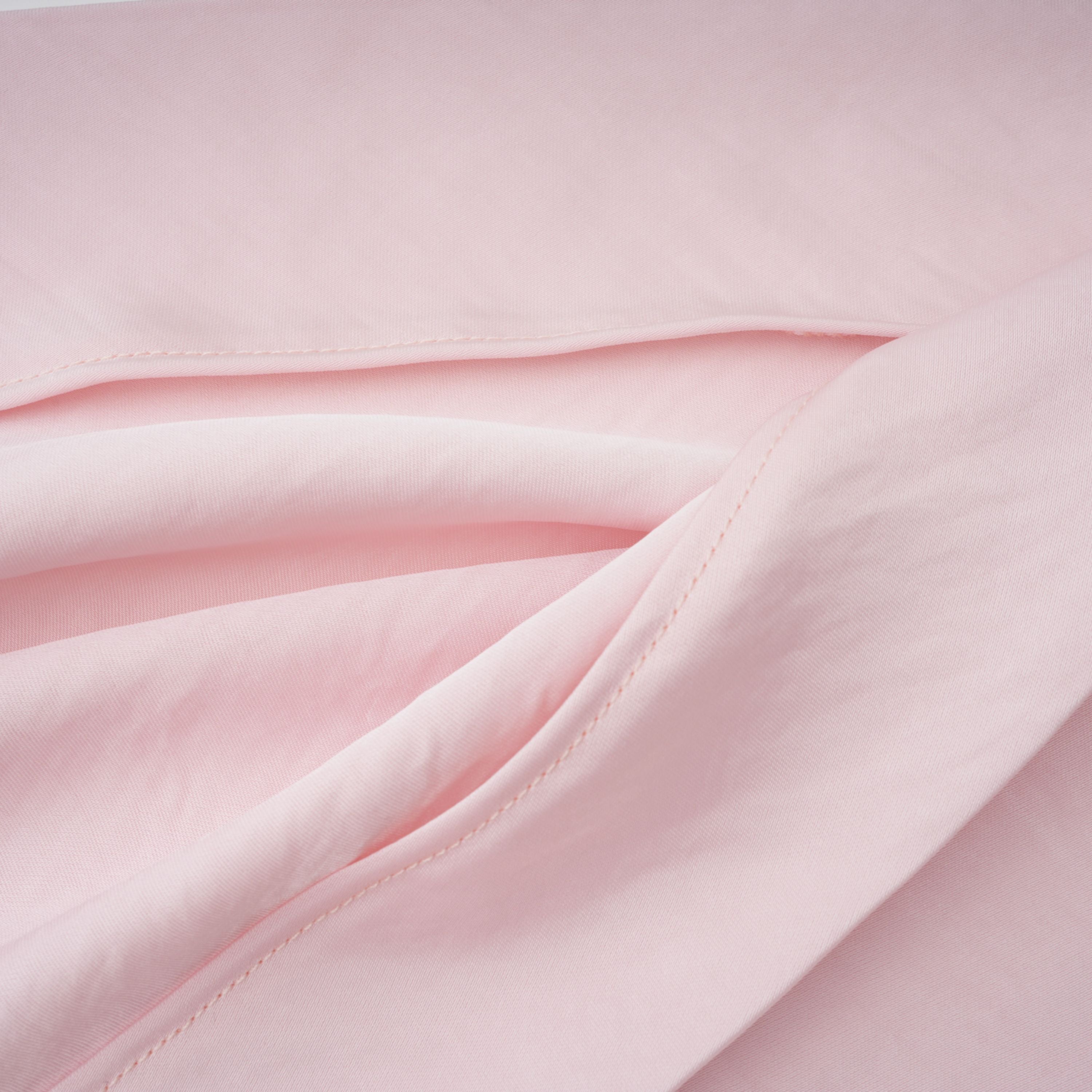 Teodora Pink Corseted Bodysuit & Satin Skirt Set
