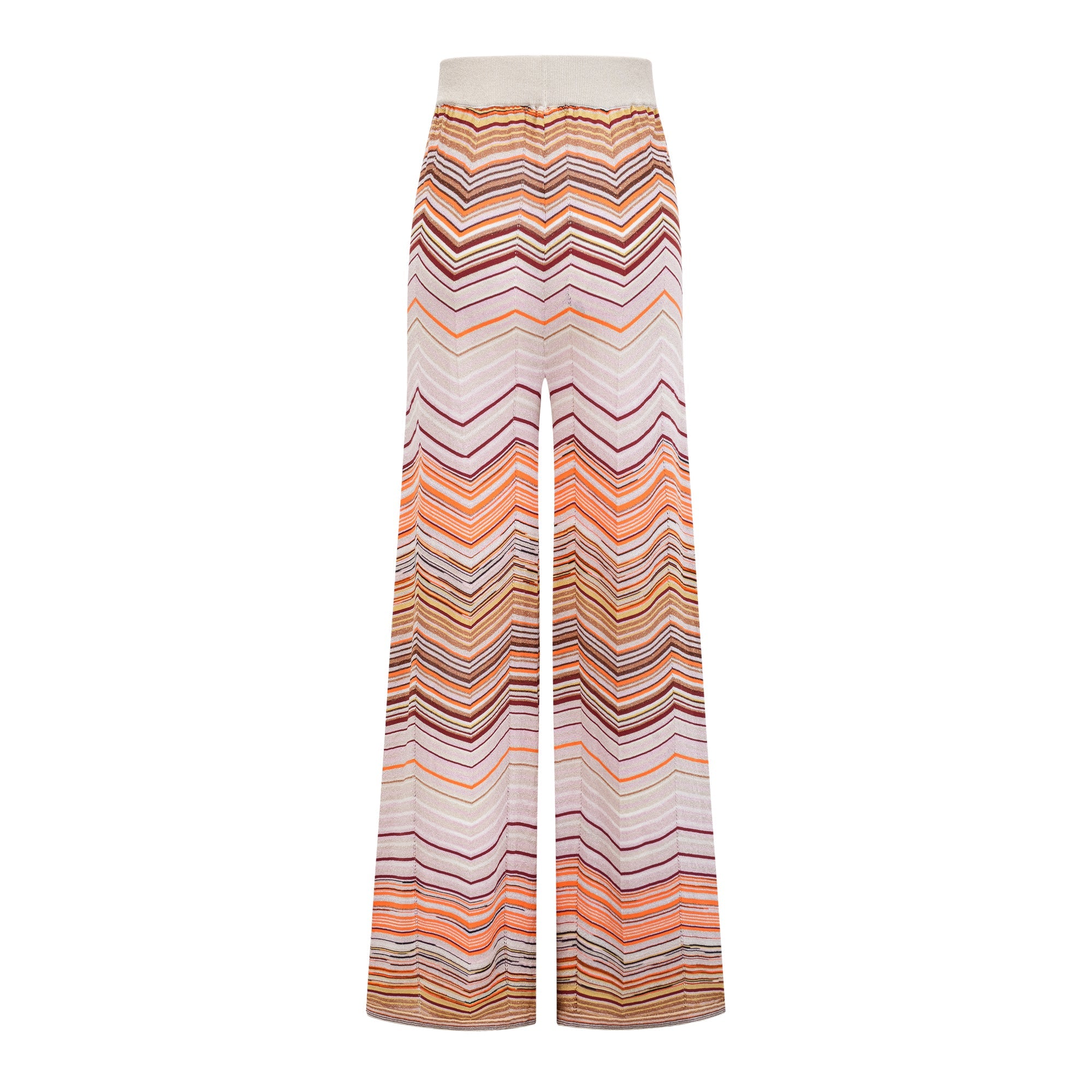 Chloé Neutral Striped Knit Matching Set