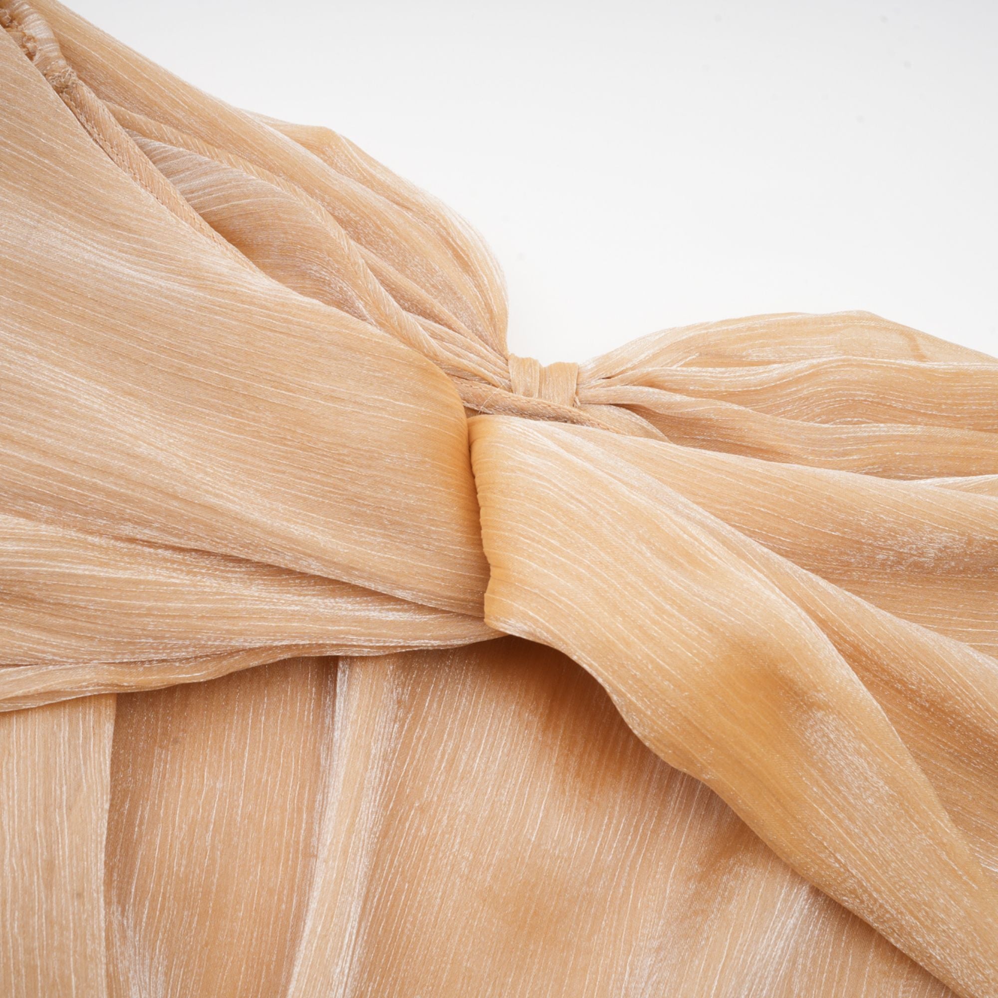 Adelina gold crystal-embellished panelled mini dress (Final Sale-US Only)