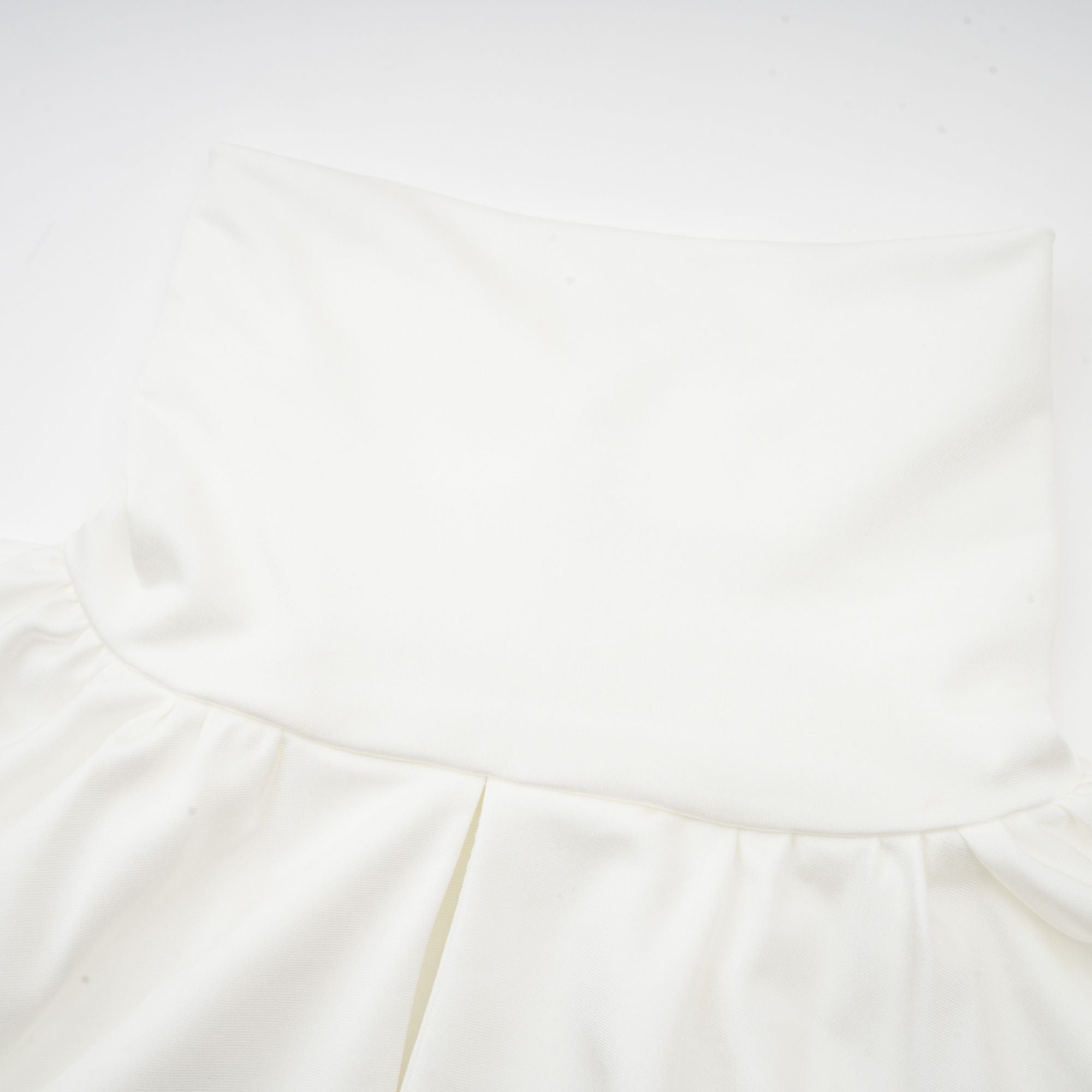 Maeva faux-flower ruched mini dress in White (Final Sale-US Only)