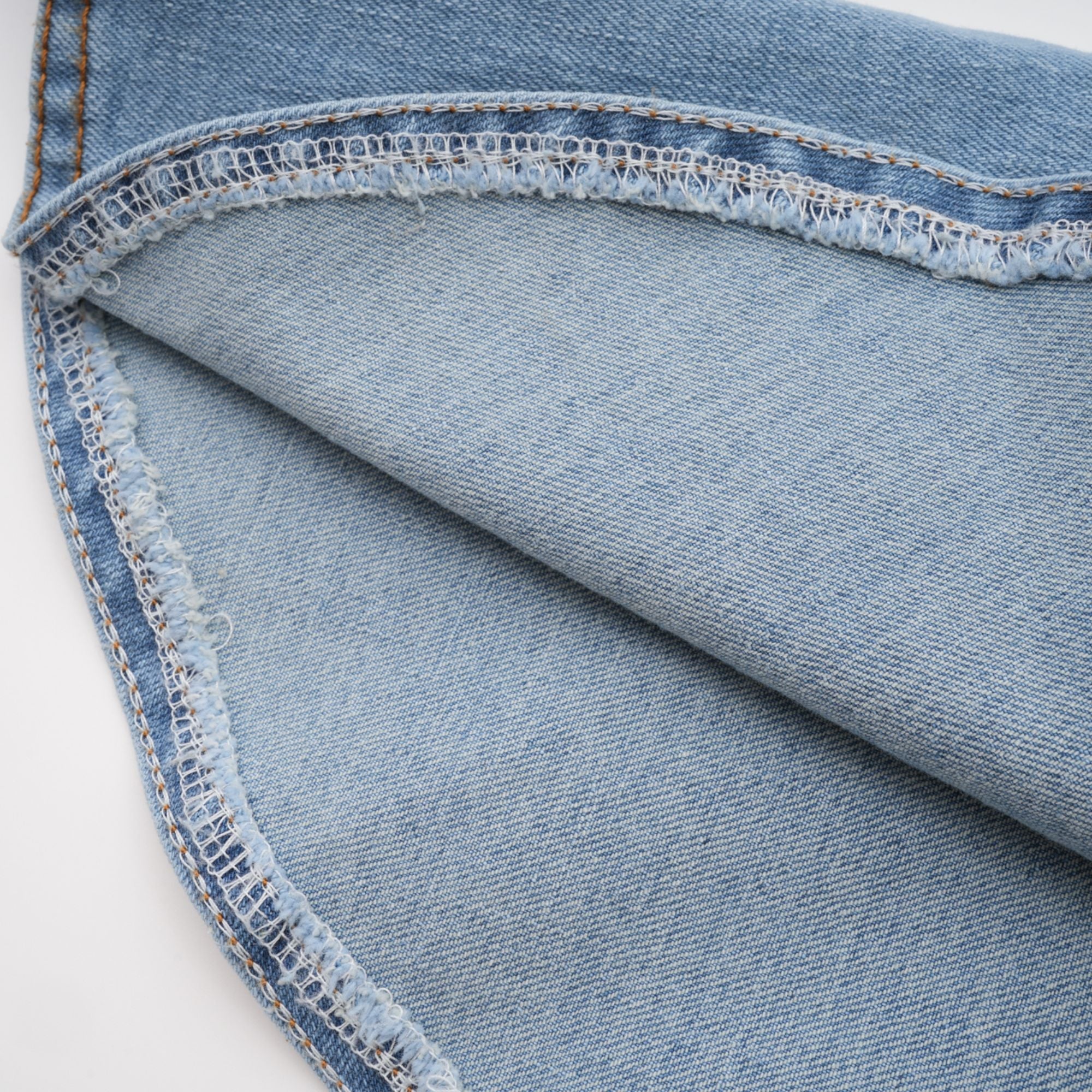 Capucine denim flounce-hem skirt (Final Sale-US Only)