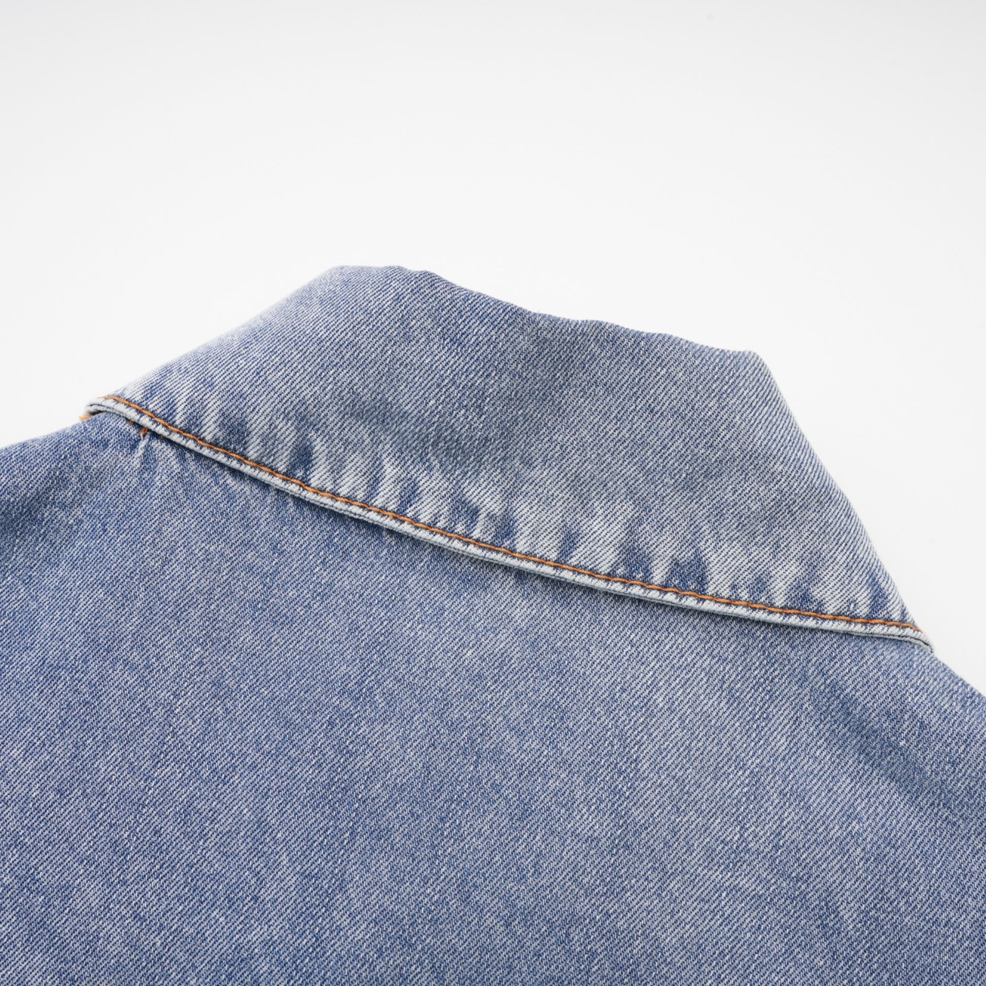 Nala jersey-panelled denim top & skirt matching set (Final Sale)