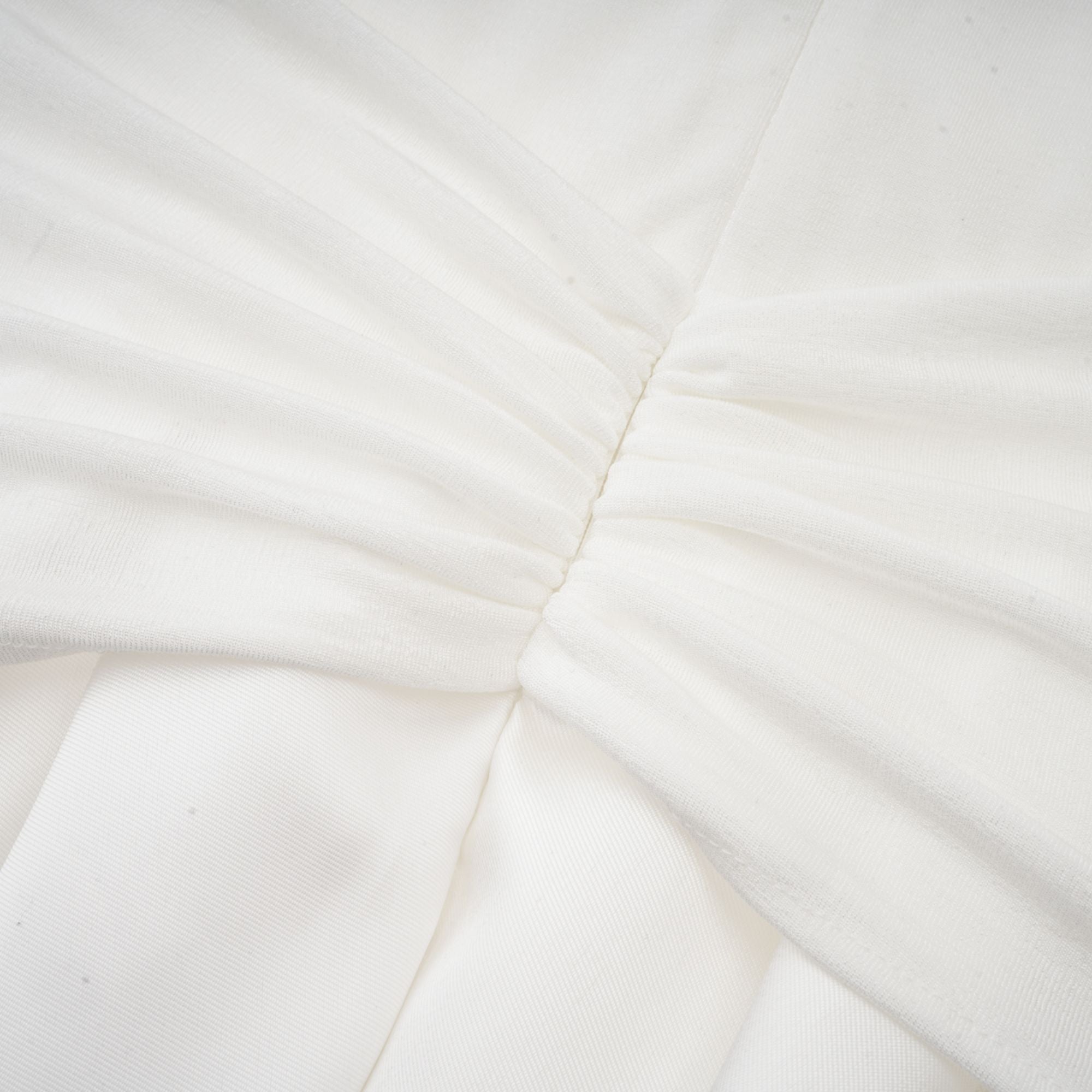 Nadine off-shoulder panelled maxi dress in White (Final Sale-US Only)
