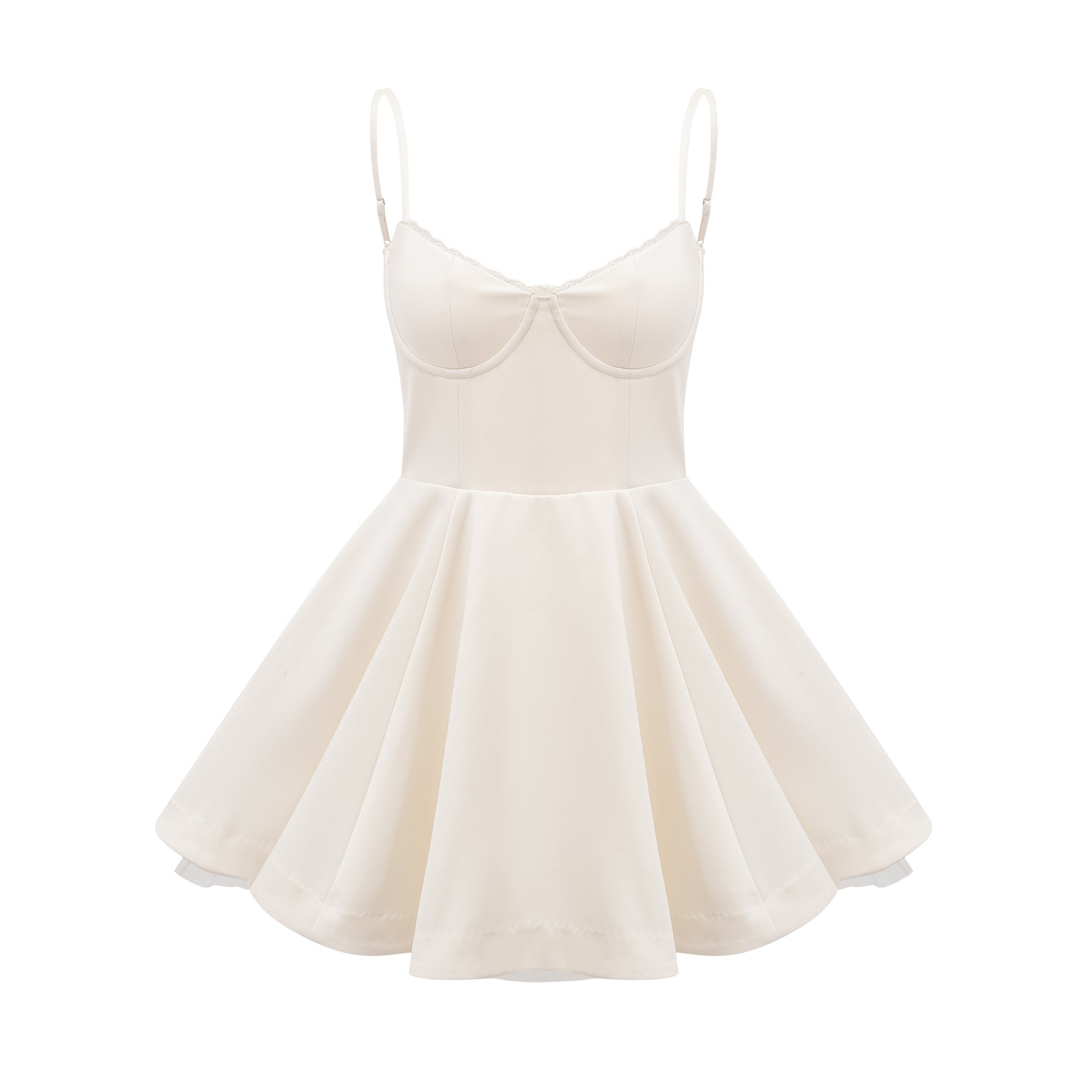 Saira tulle flared mini dress (US Only)