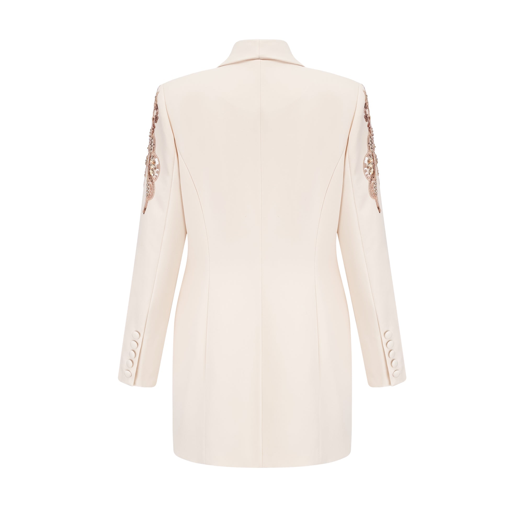Éléna embellished sequined blazer dress