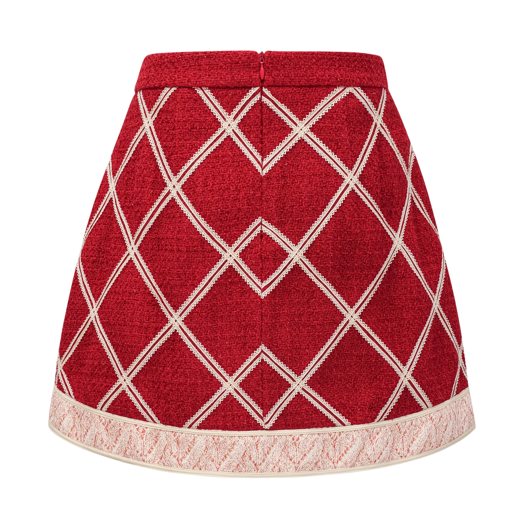 Carolina Pink Crochet Knit Blouse & Skirt Set (Final Sale-US Only)