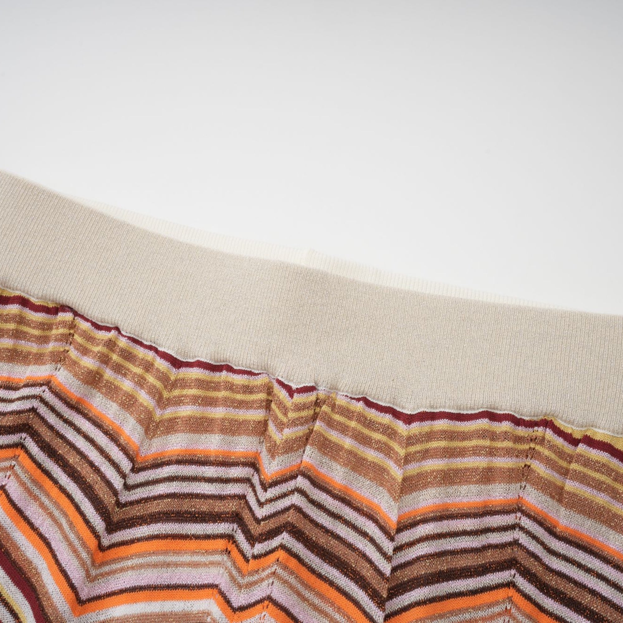 Chloé Neutral Striped Knit Matching Set