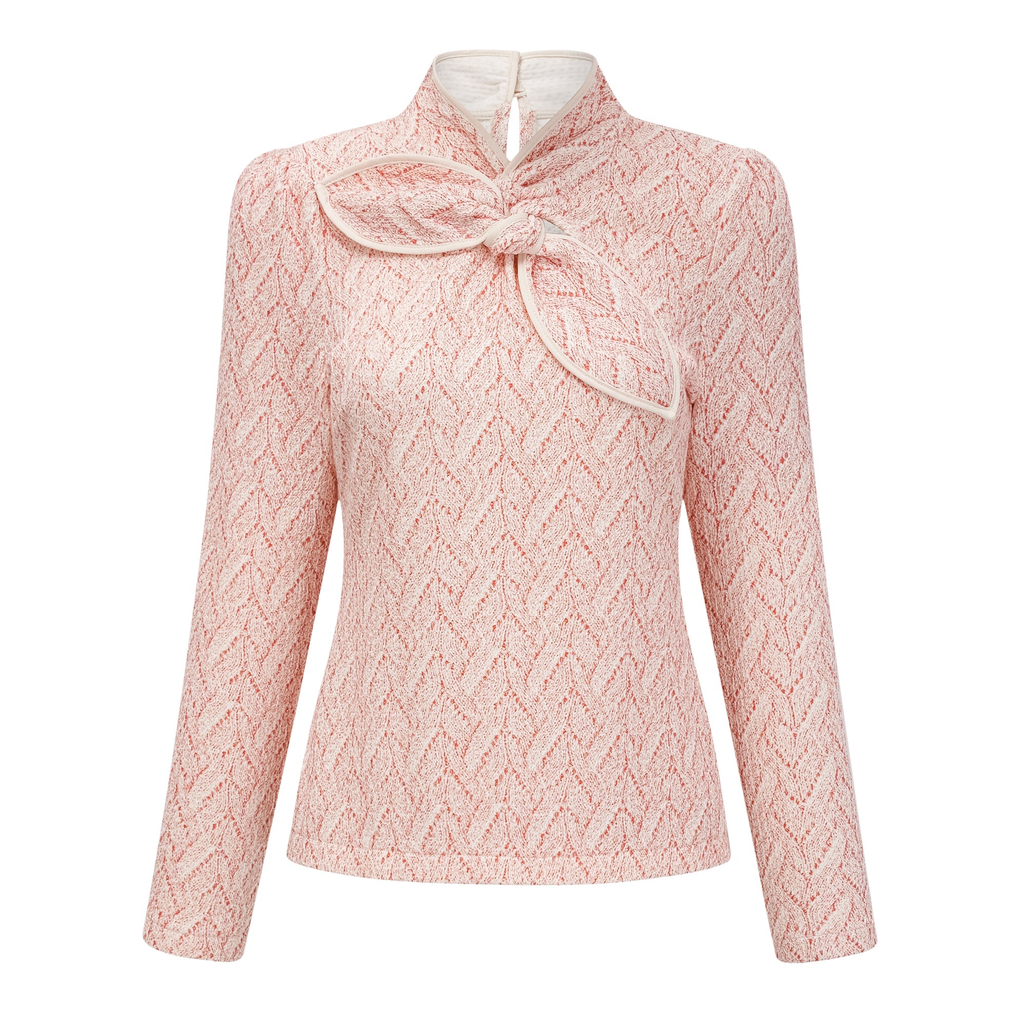 Carolina Pink Crochet Knit Blouse & Skirt Set (Final Sale-US Only)
