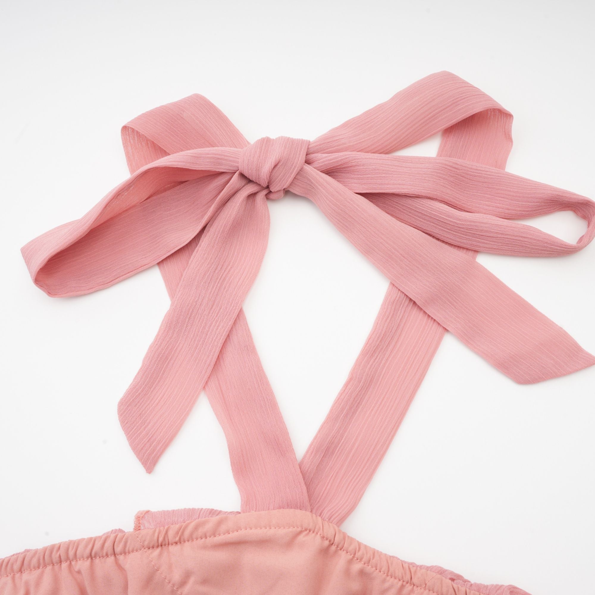 Briar pink tiered halterneck mini dress (Final Sale)