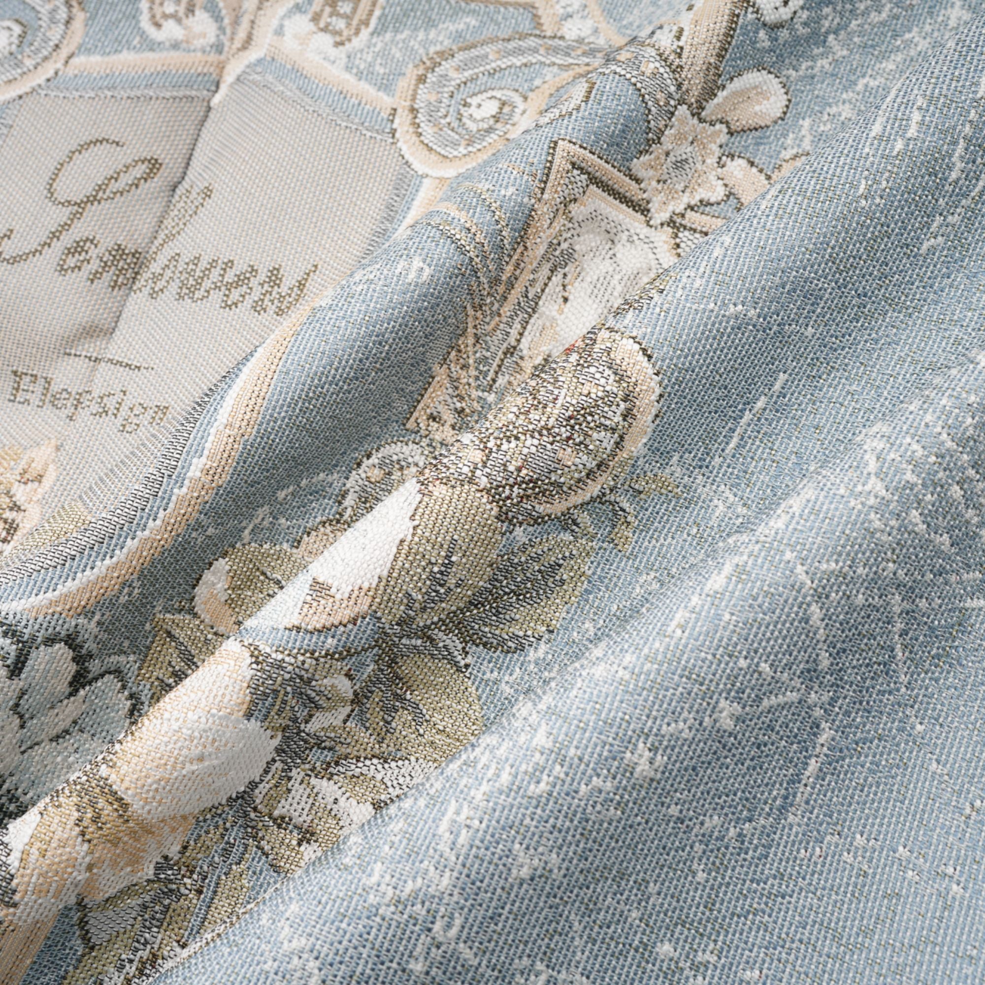 Aliénor blue embroidered mini skirt (Final Sale-US Only)