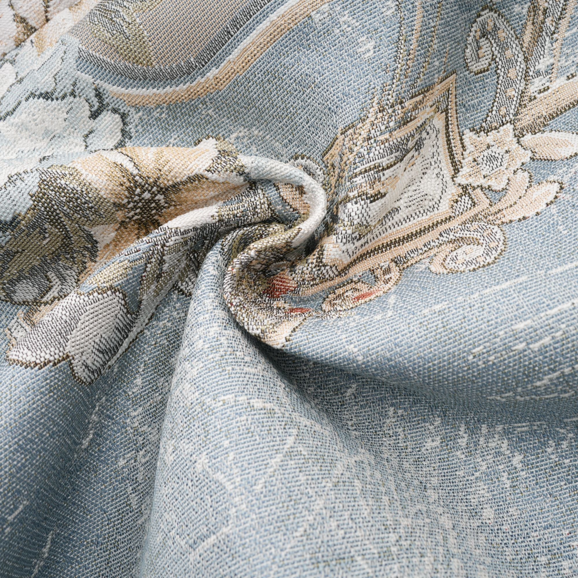 Aliénor blue embroidered mini skirt (Final Sale-US Only)