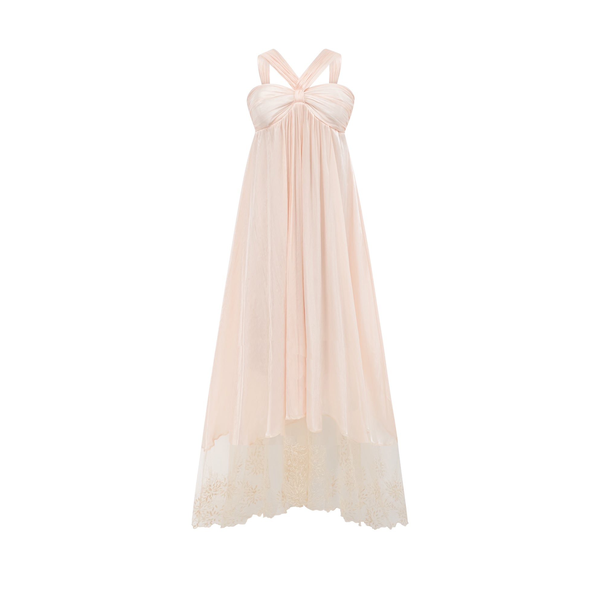 Bérénice lace-hem midi dress (Final Sale-US Only)