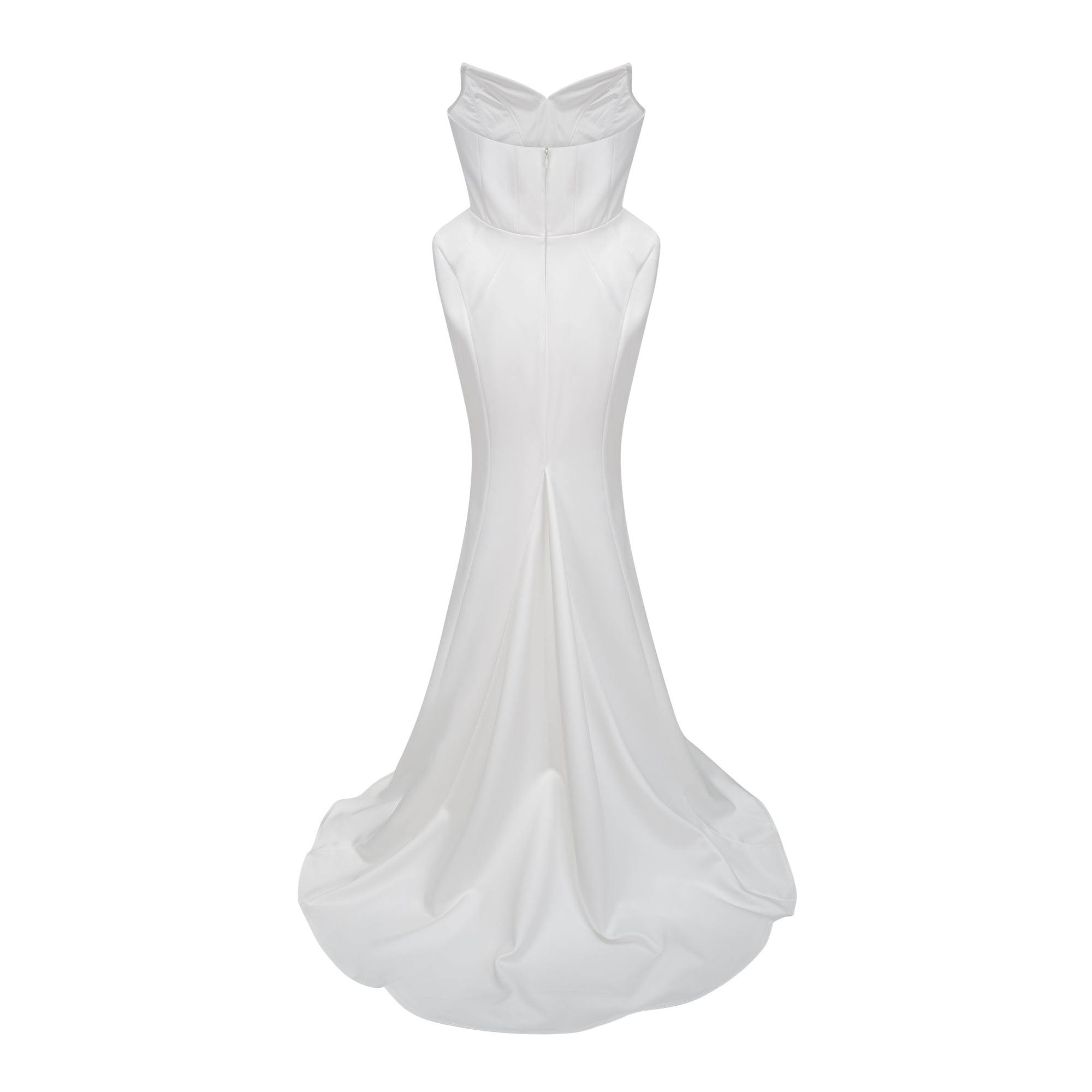 Alba White Barrel Waist Corset Maxi Dress (Final Sale-US Only)