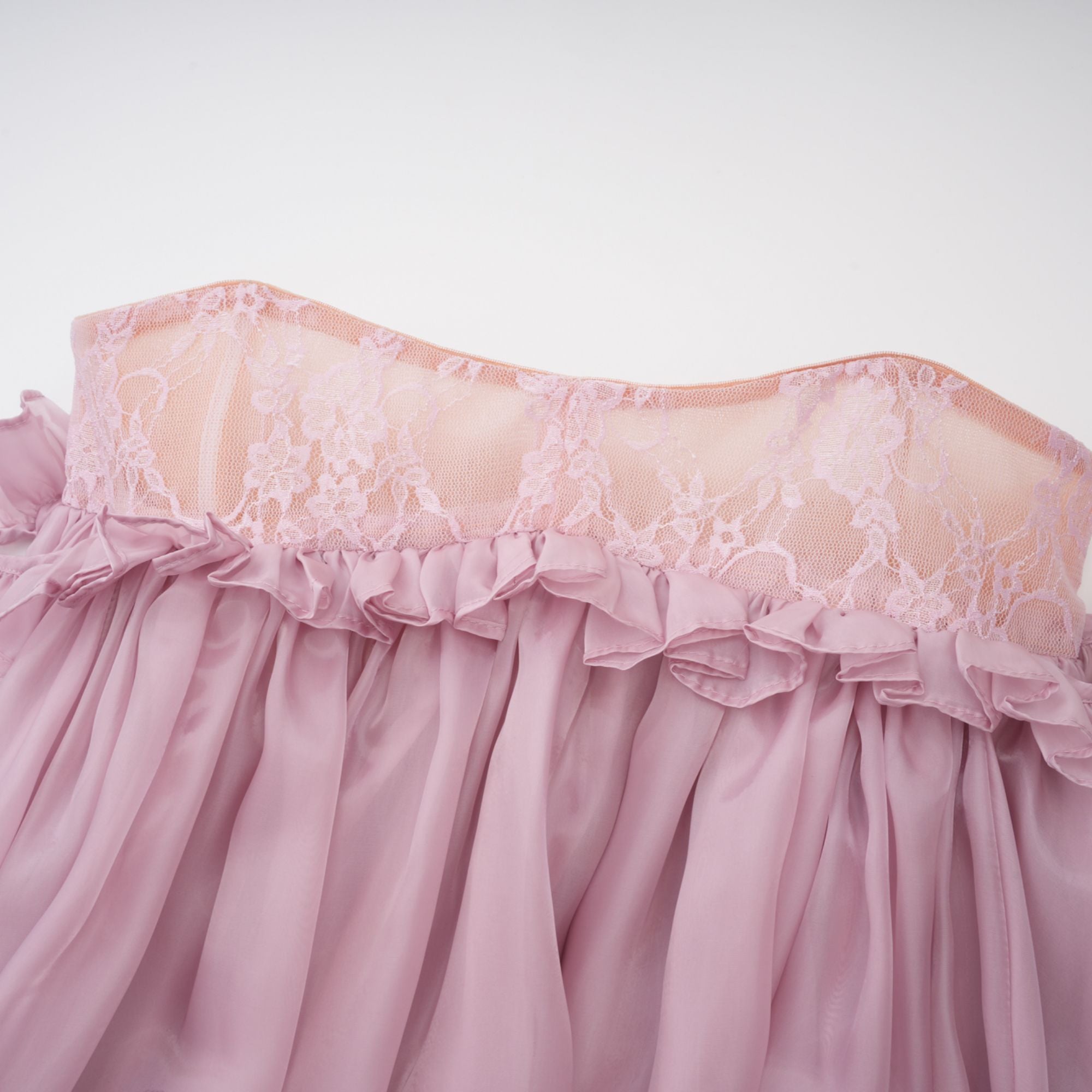 Brooklyn Pink Glossy Bubble Hem Mini Dress (Final Sale-US Only)