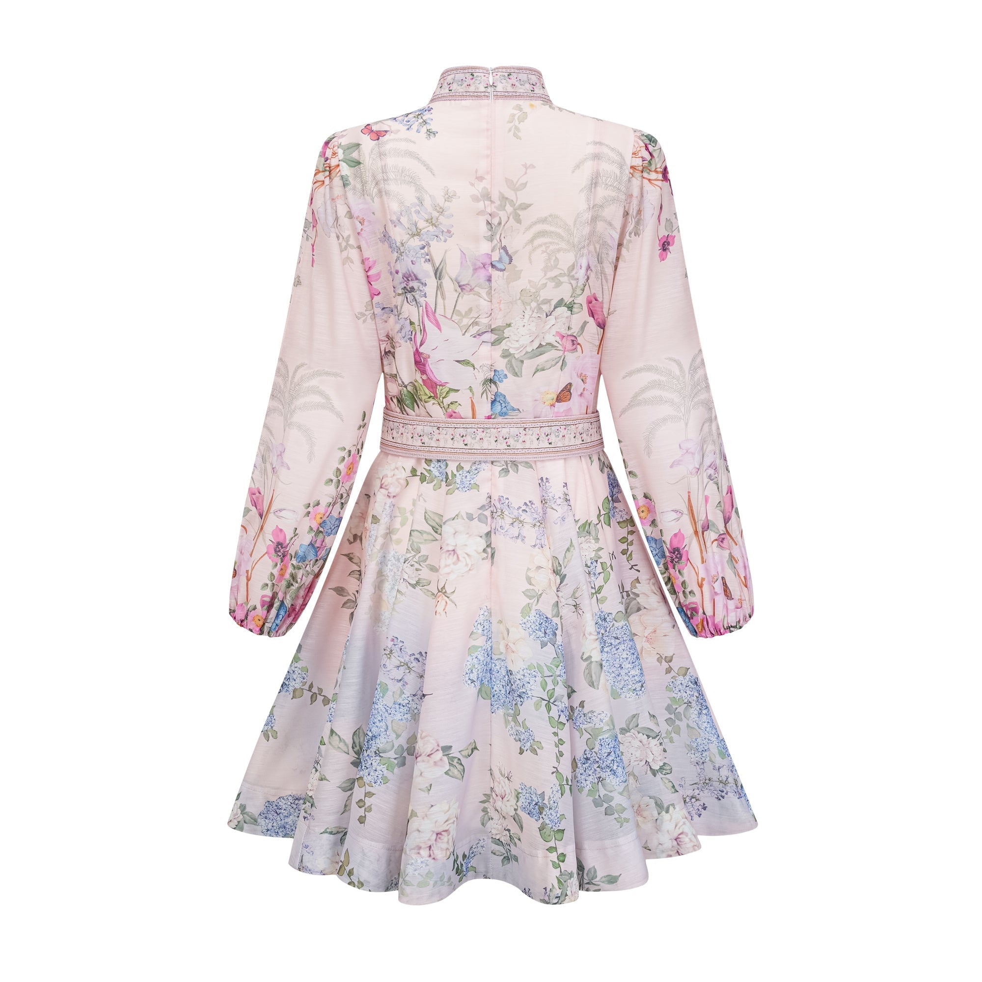 Fabienne light-pink floral-print mini dress (Final Sale-US Only)