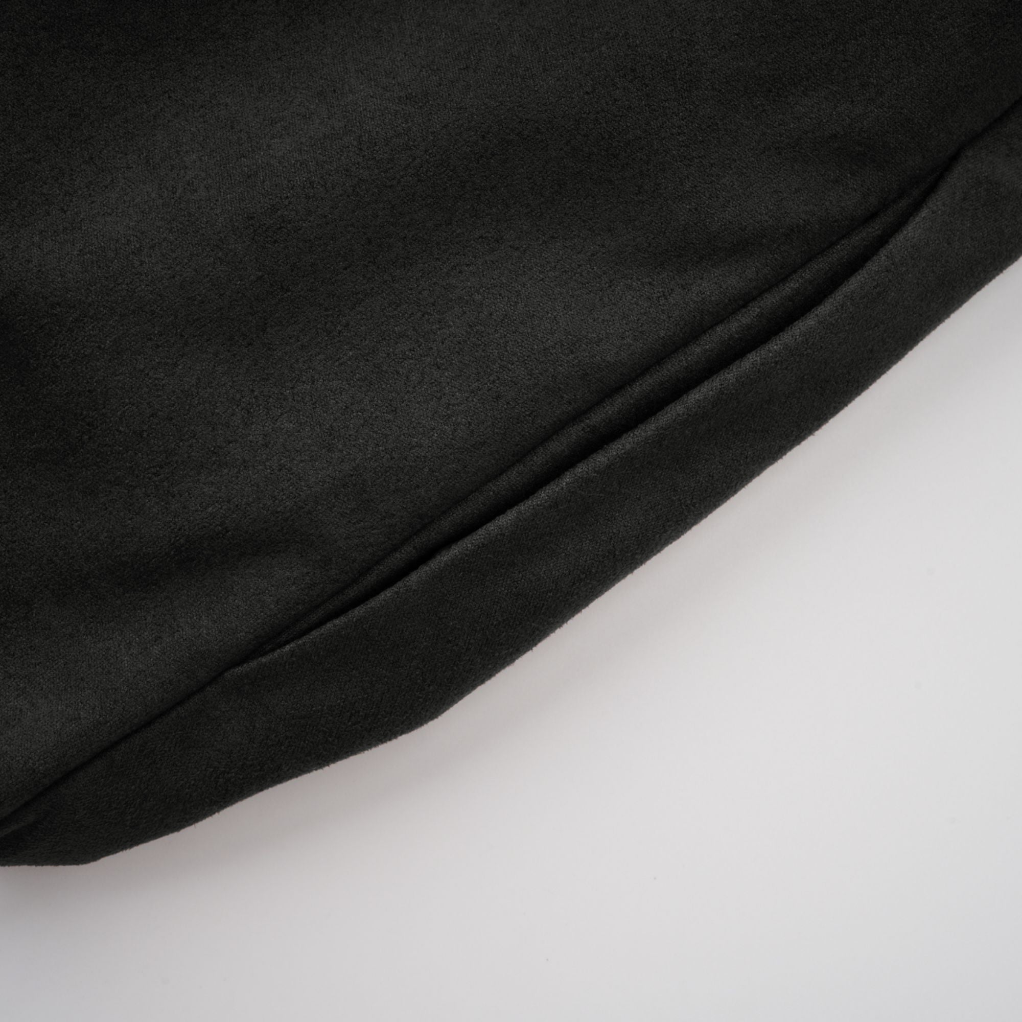 Chaney Grey Bubble Hem Suede Shorts