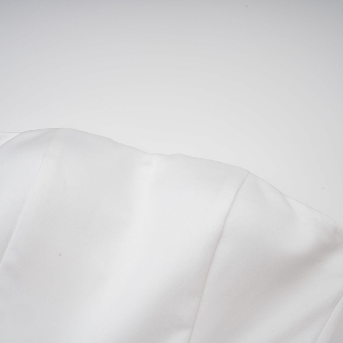 lucie white petal-layered strapless corset mini dress