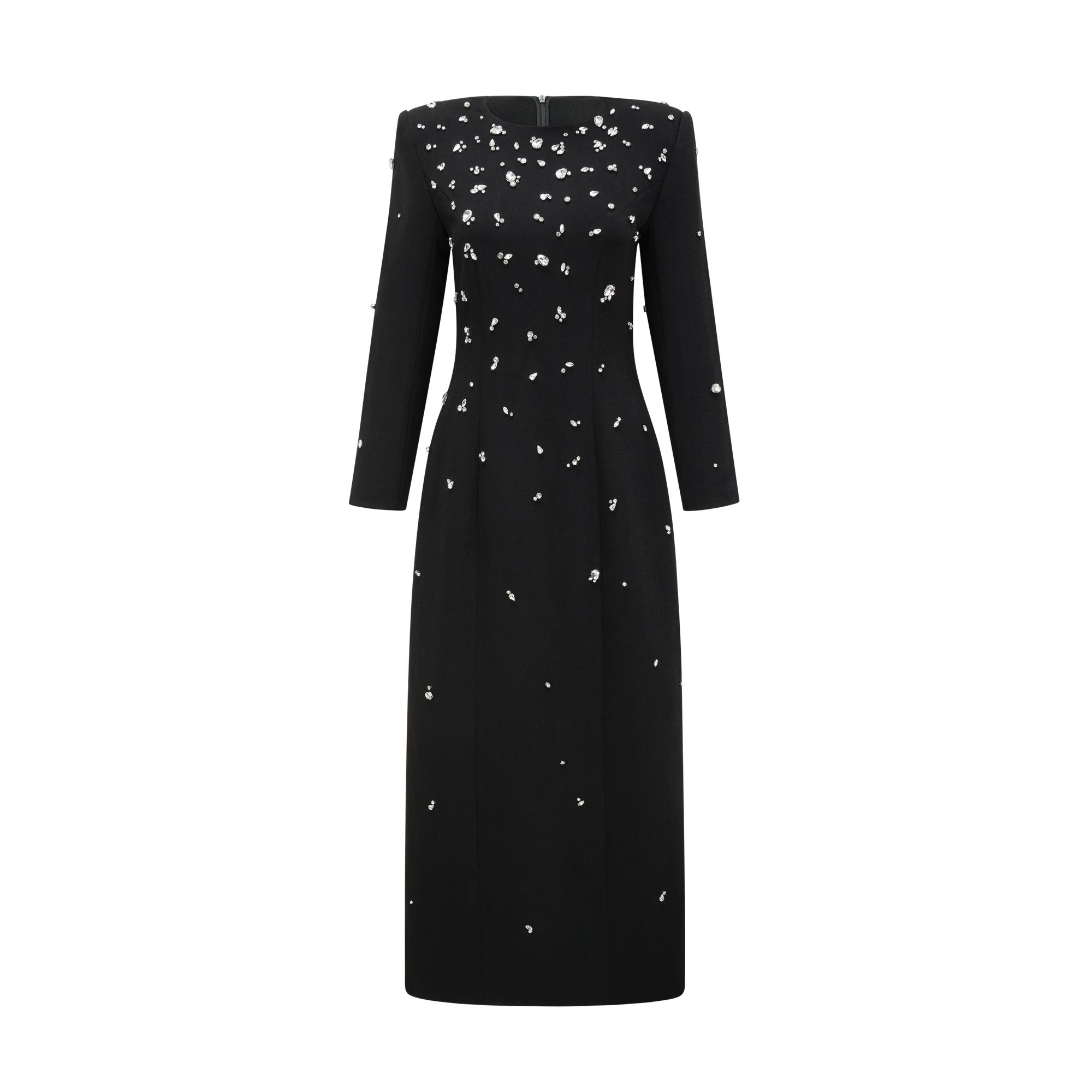 Imelda black crystal-embellished maxi dress (Final Sale-US Only)