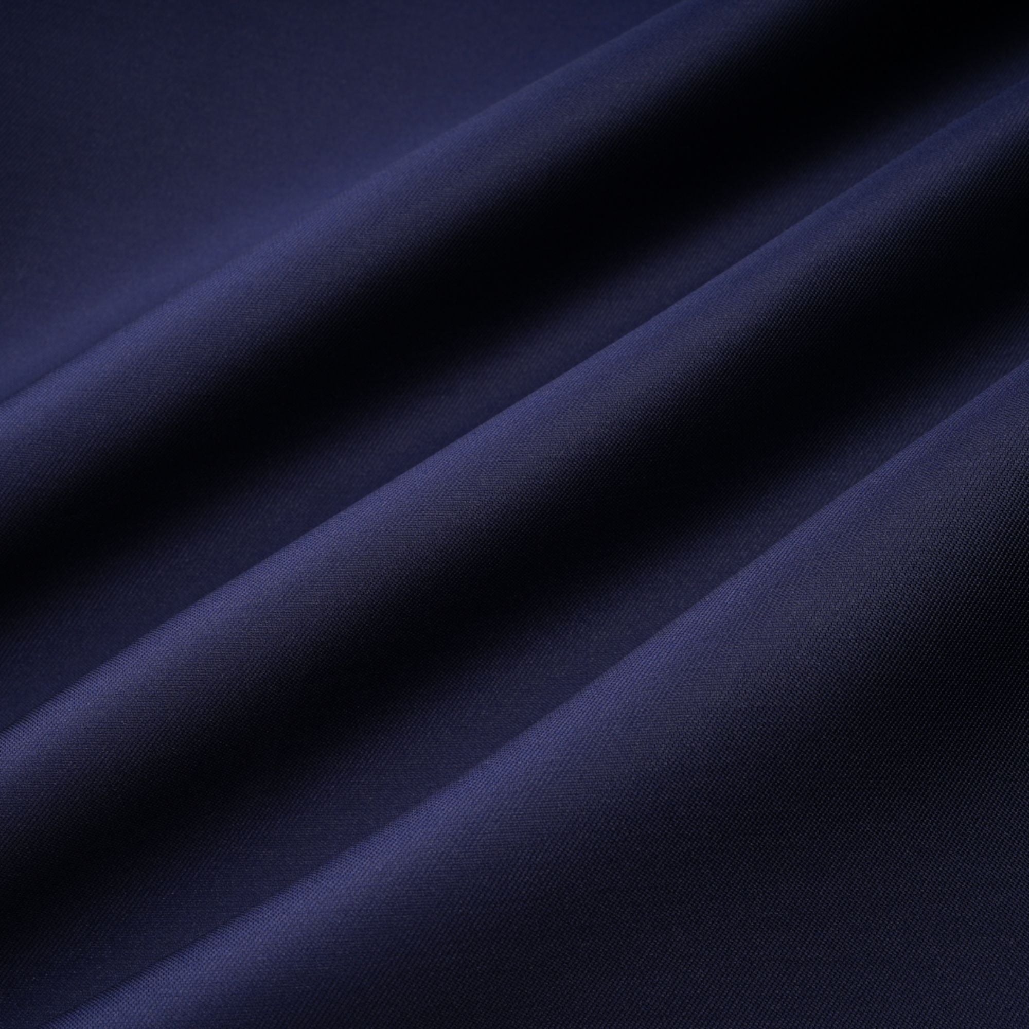 Fern Navy Blue Satin Panel Knit Midi Dress (Final Sale)