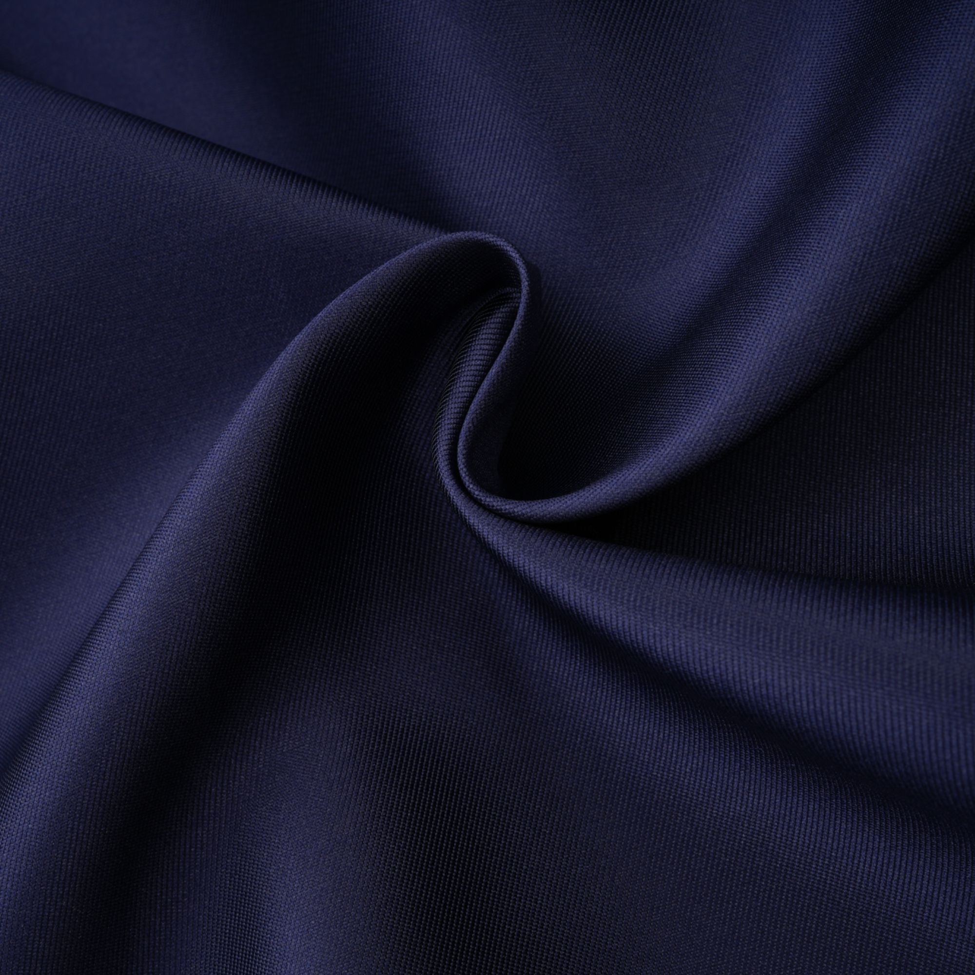 Fern Navy Blue Satin Panel Knit Midi Dress (Final Sale)