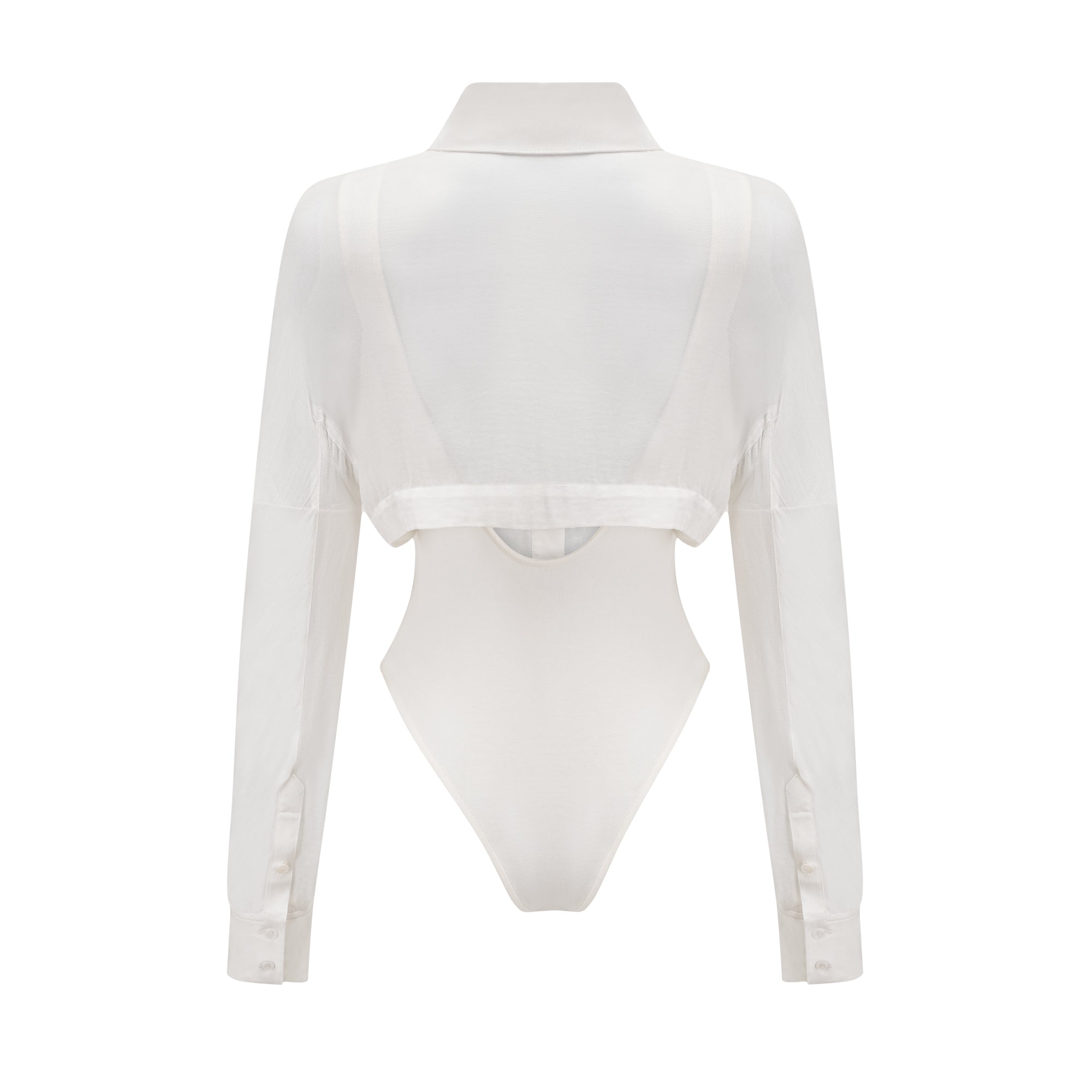 Fleur boned-design bodysuit (Final Sale)