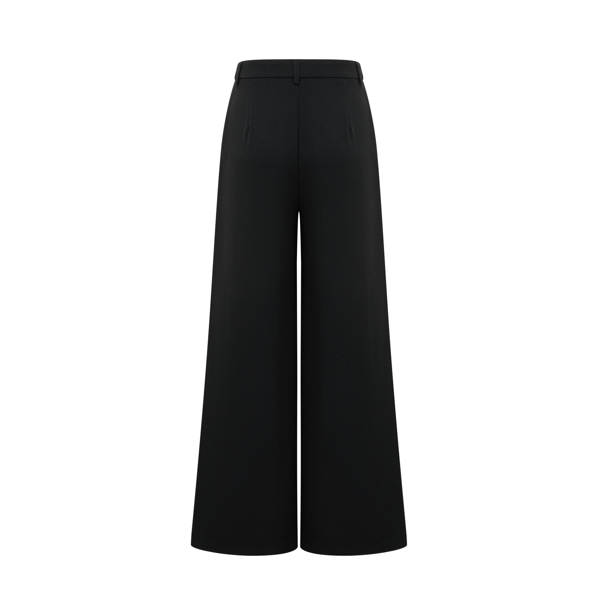 Suzanne black pleated jacket & trousers matching set (Final Sale-US Only)