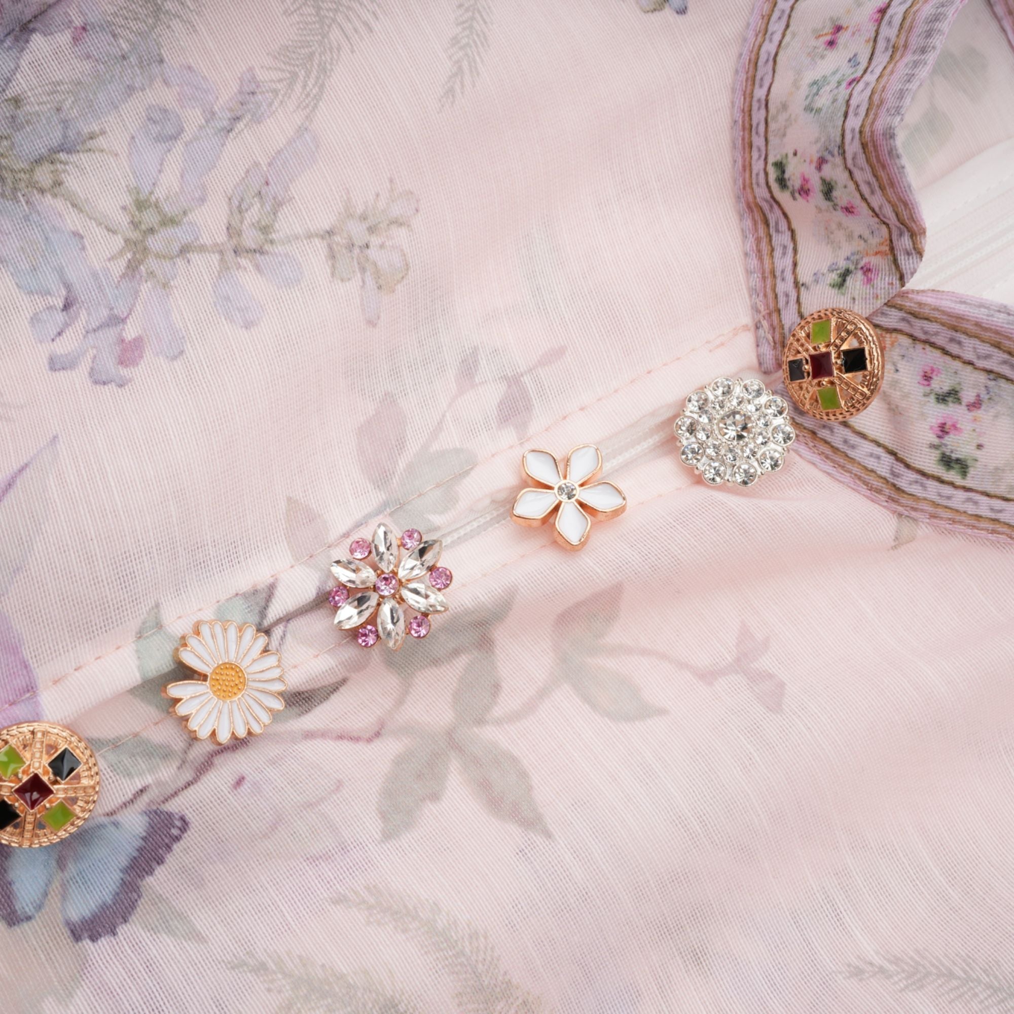 Fabienne light-pink floral-print mini dress (Final Sale-US Only)
