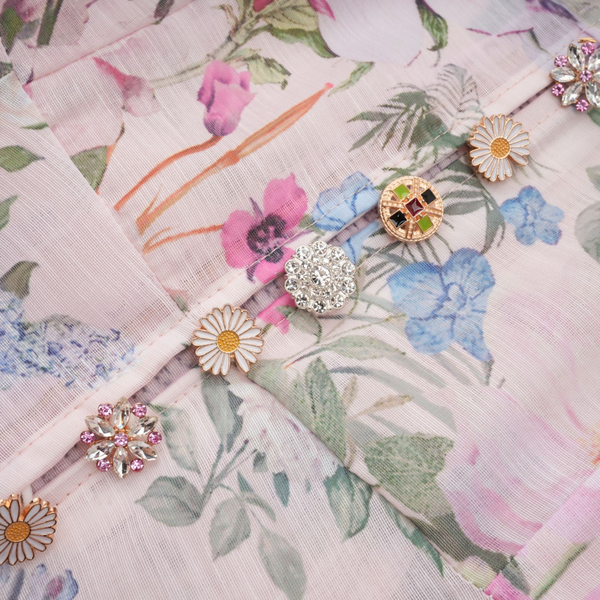 Fabienne light-pink floral-print mini dress (Final Sale-US Only)