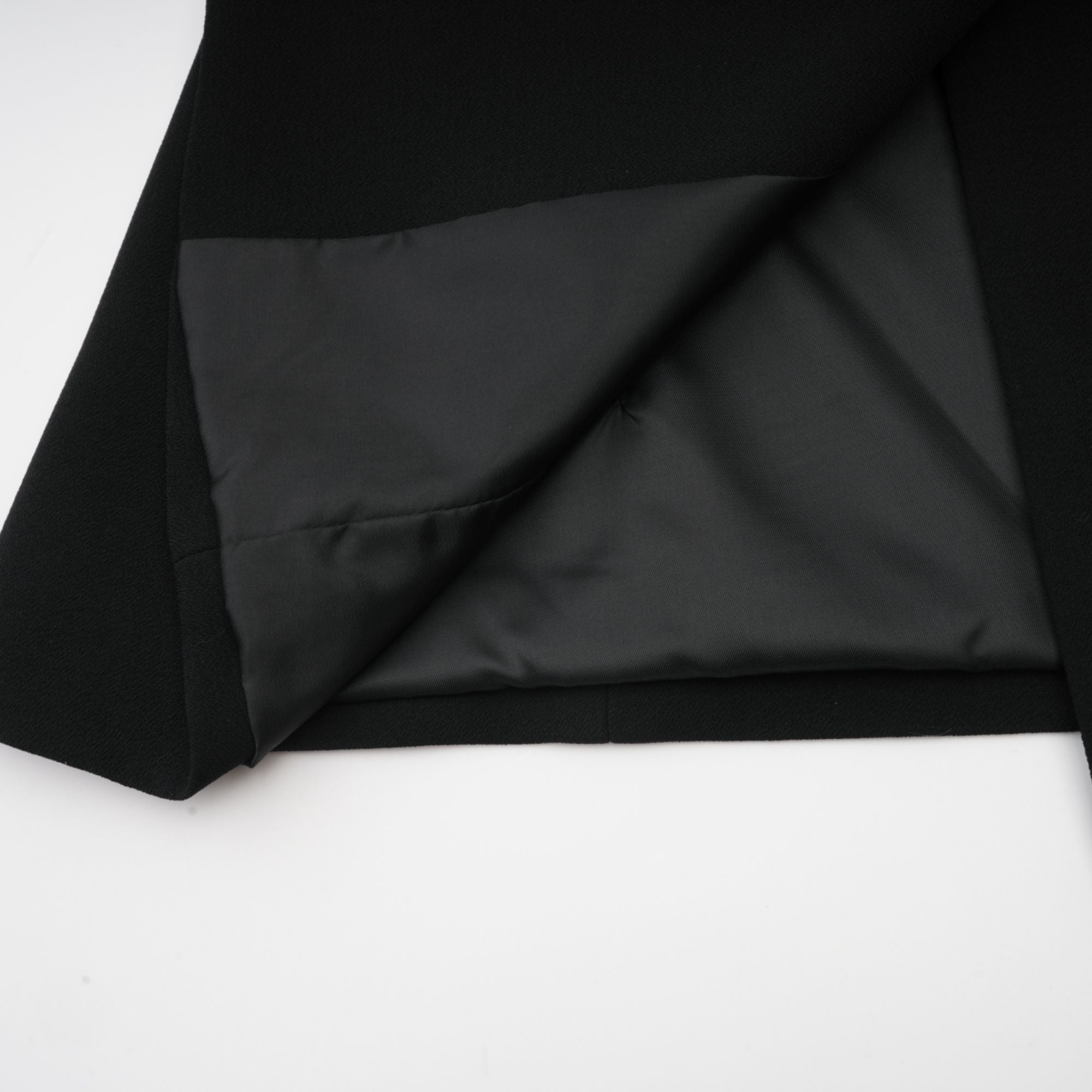 Suzanne black pleated jacket & trousers matching set (Final Sale-US Only)