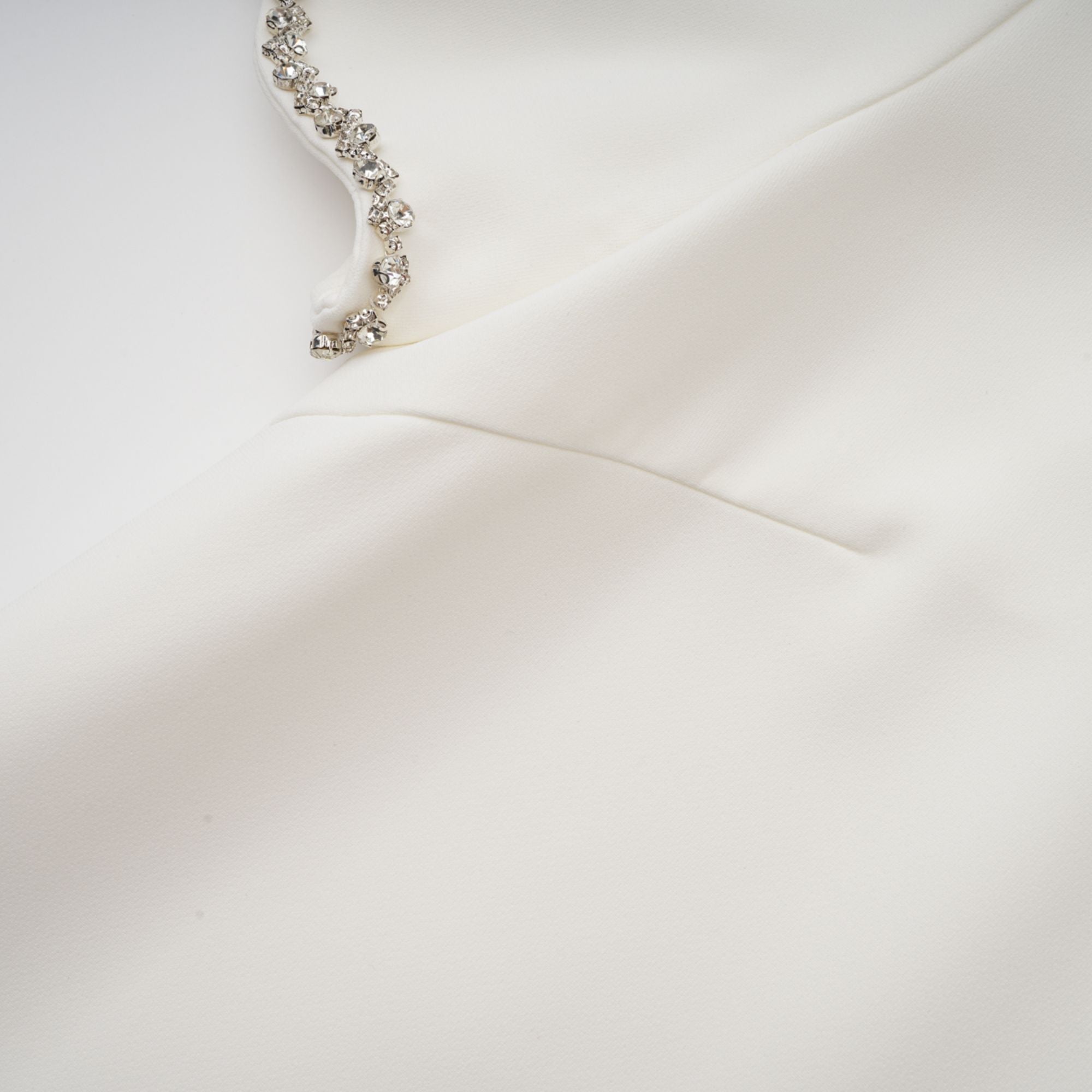 Bérénice white crystal-embellished mini dress (Final Sale)