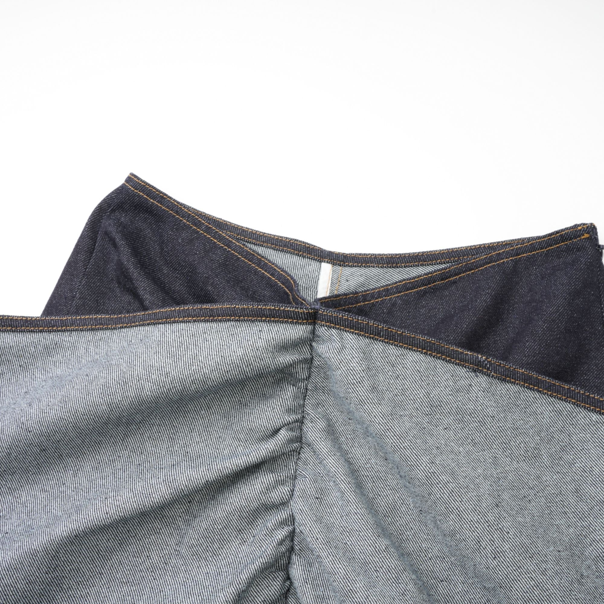 Katherine draped denim skirt (US Only)