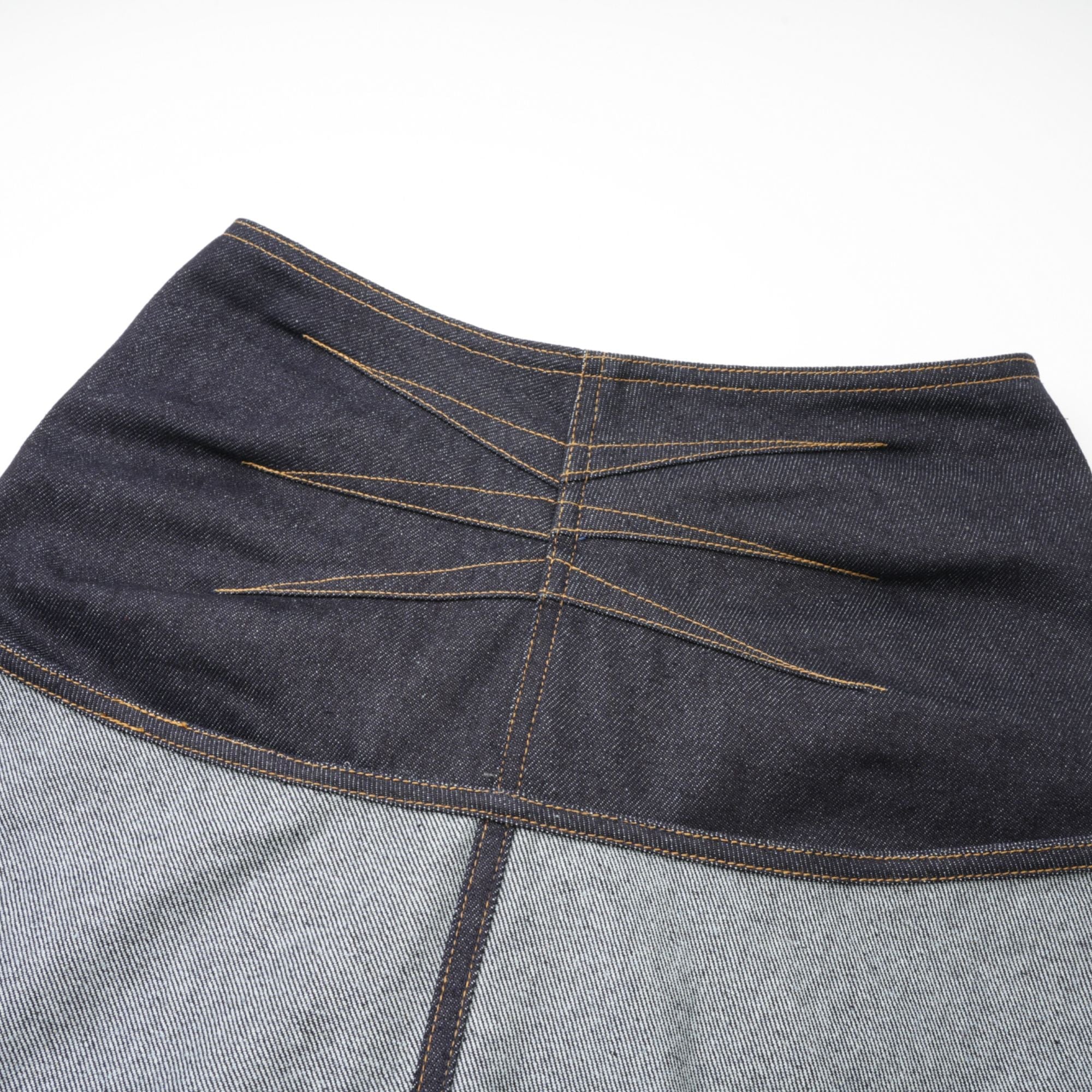 Katherine draped denim skirt (US Only)